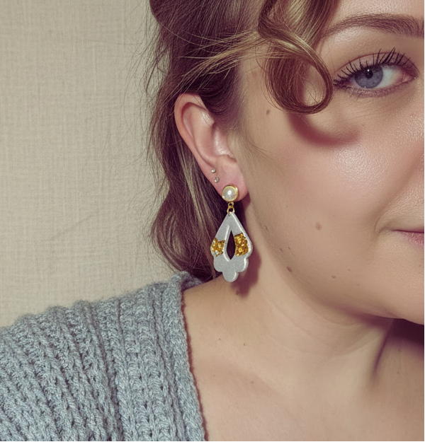 Boucle "Nacré"