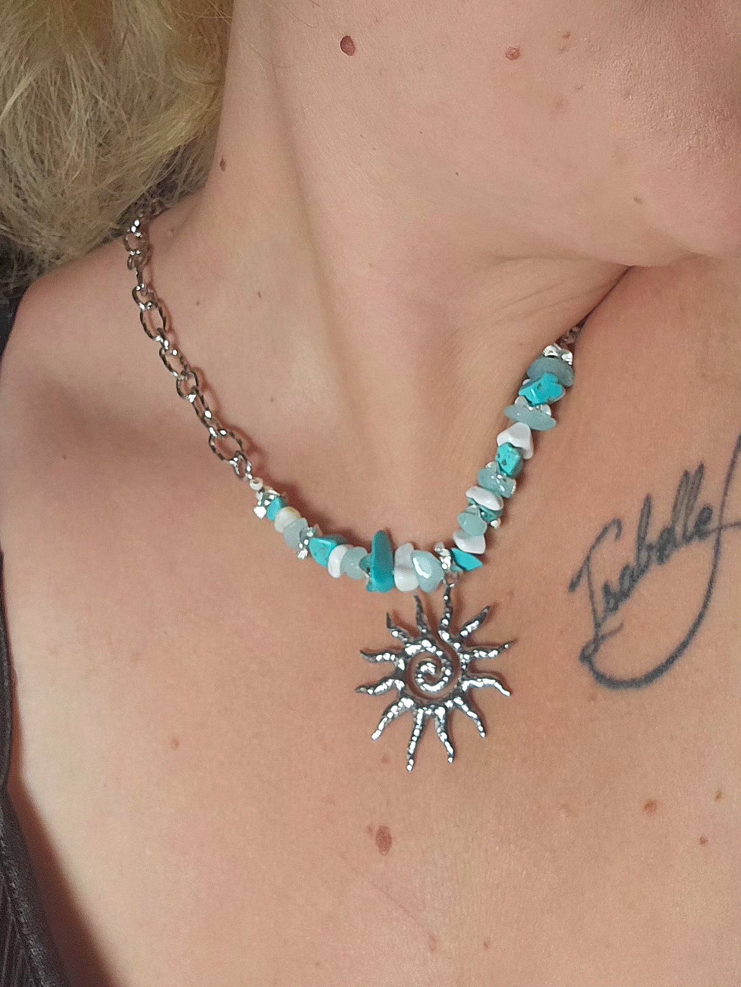 Collier turquoise
