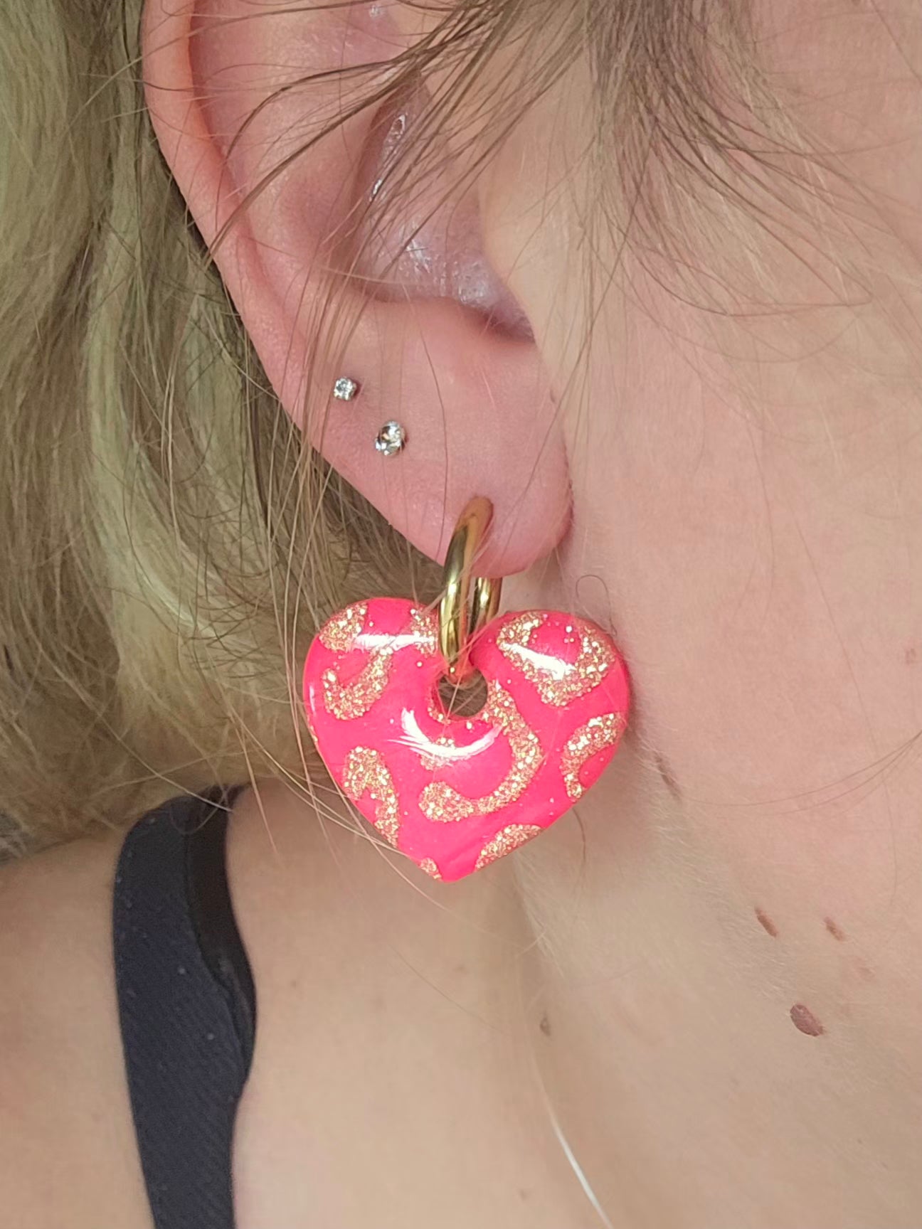 Pampille Coeur Léopard