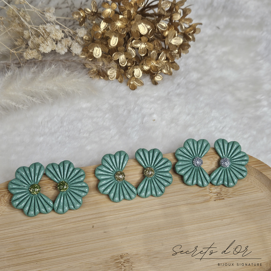 Puces Laurène - vert brillant