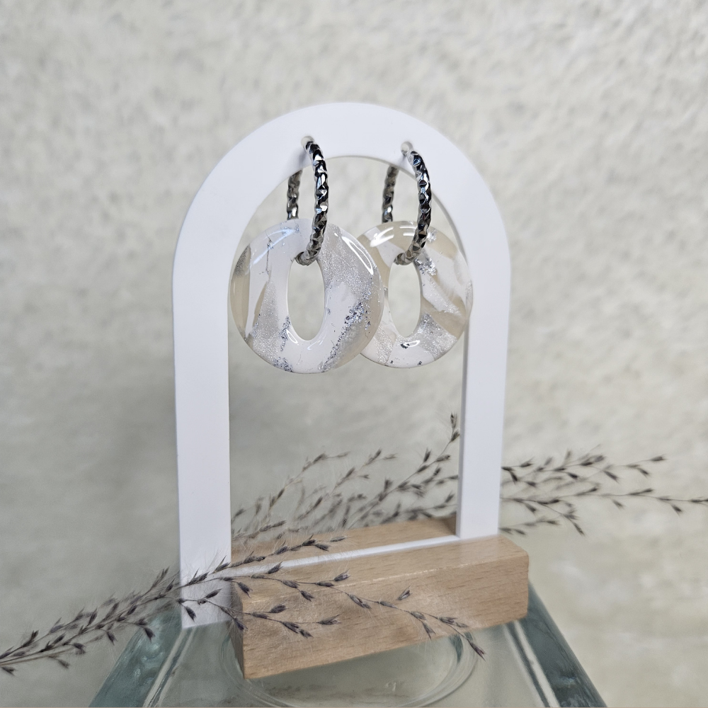 Olivia - gris/blanc