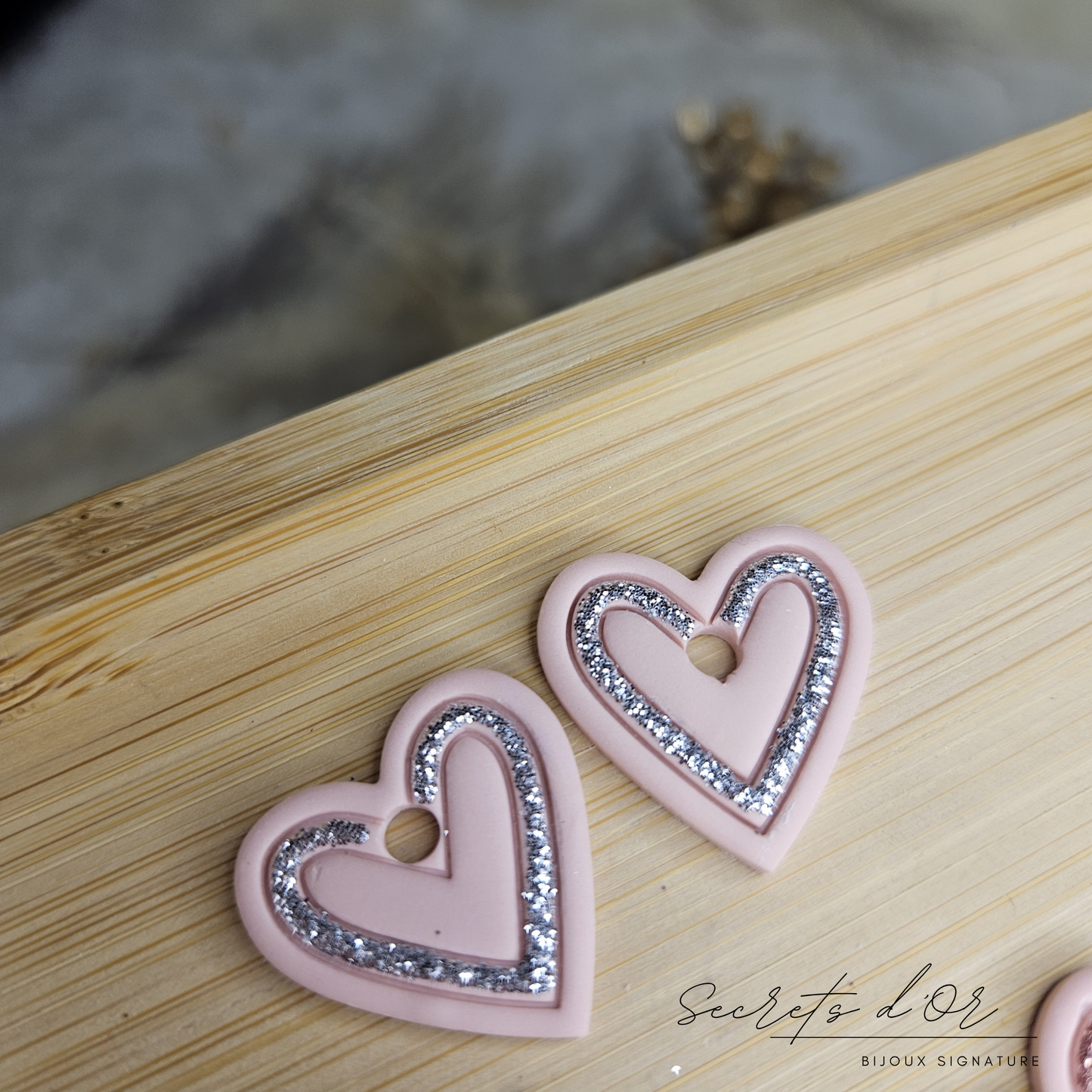 Pampilles Joli cœur - rose pastel