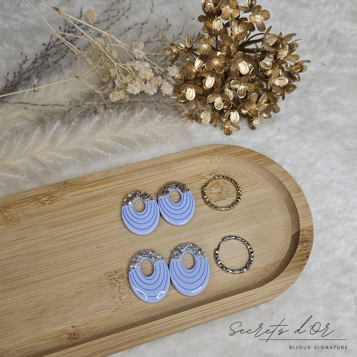 Pampille Aura - bleu lilas
