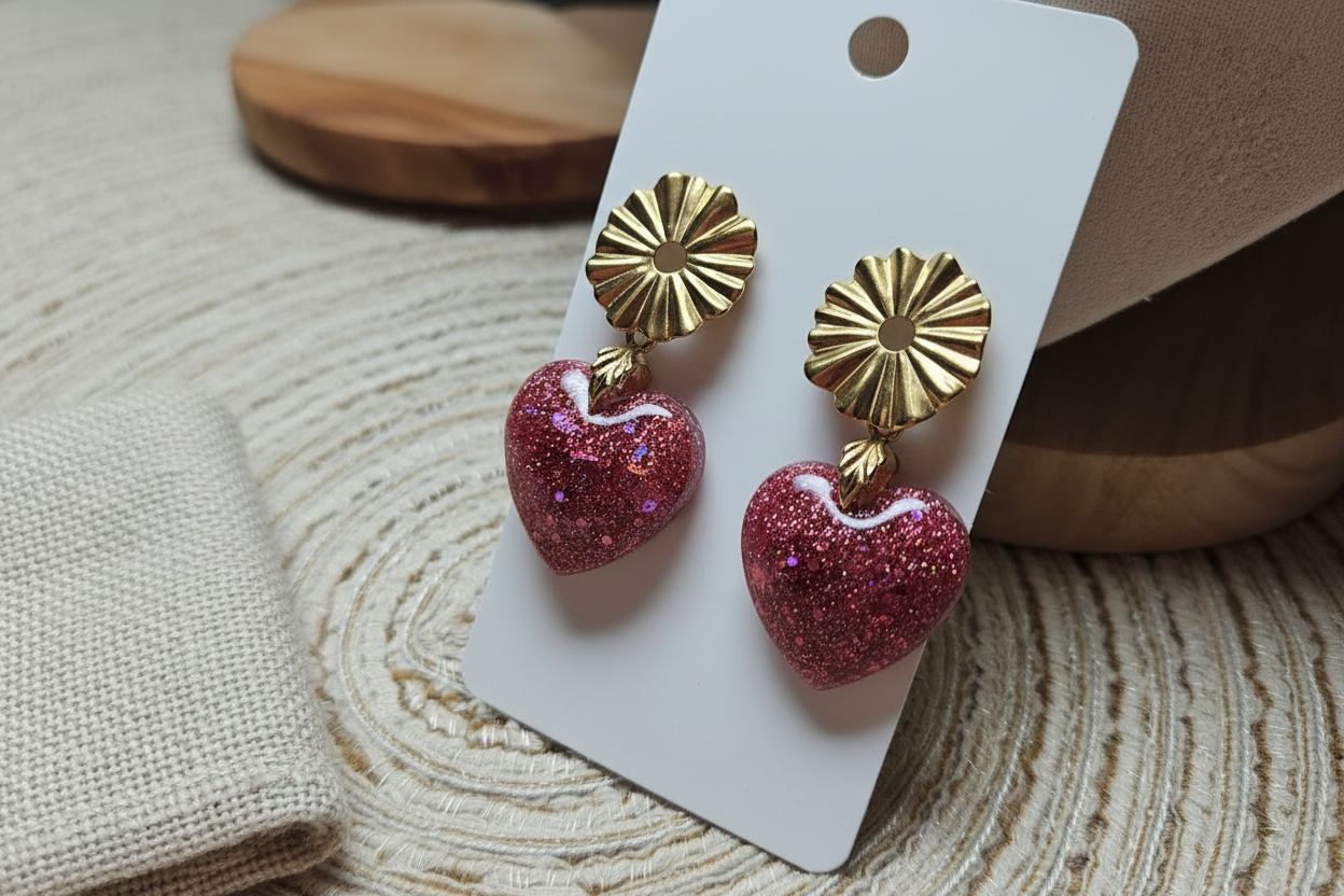 Parure Coeur - or