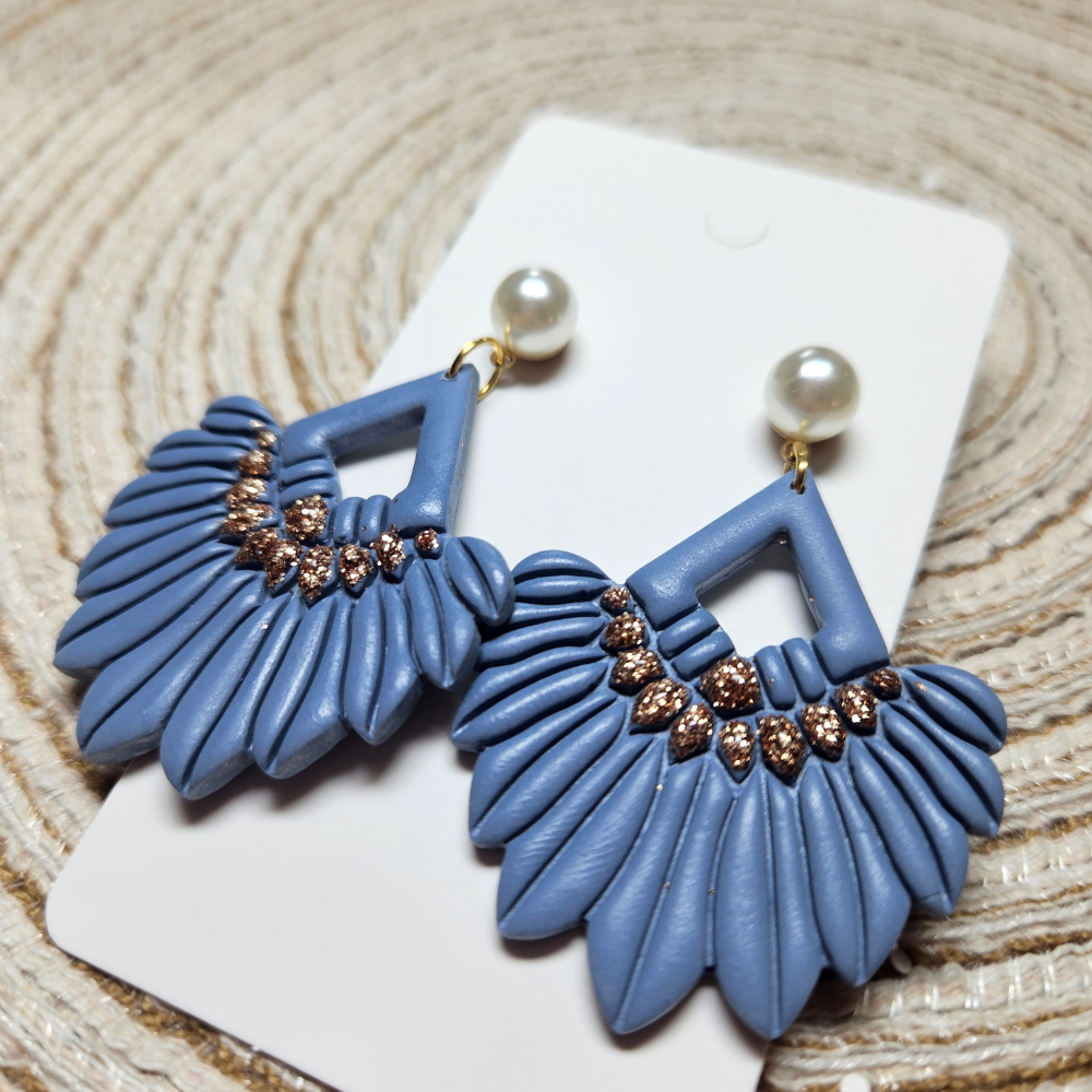 Boucle "Plumette" - or