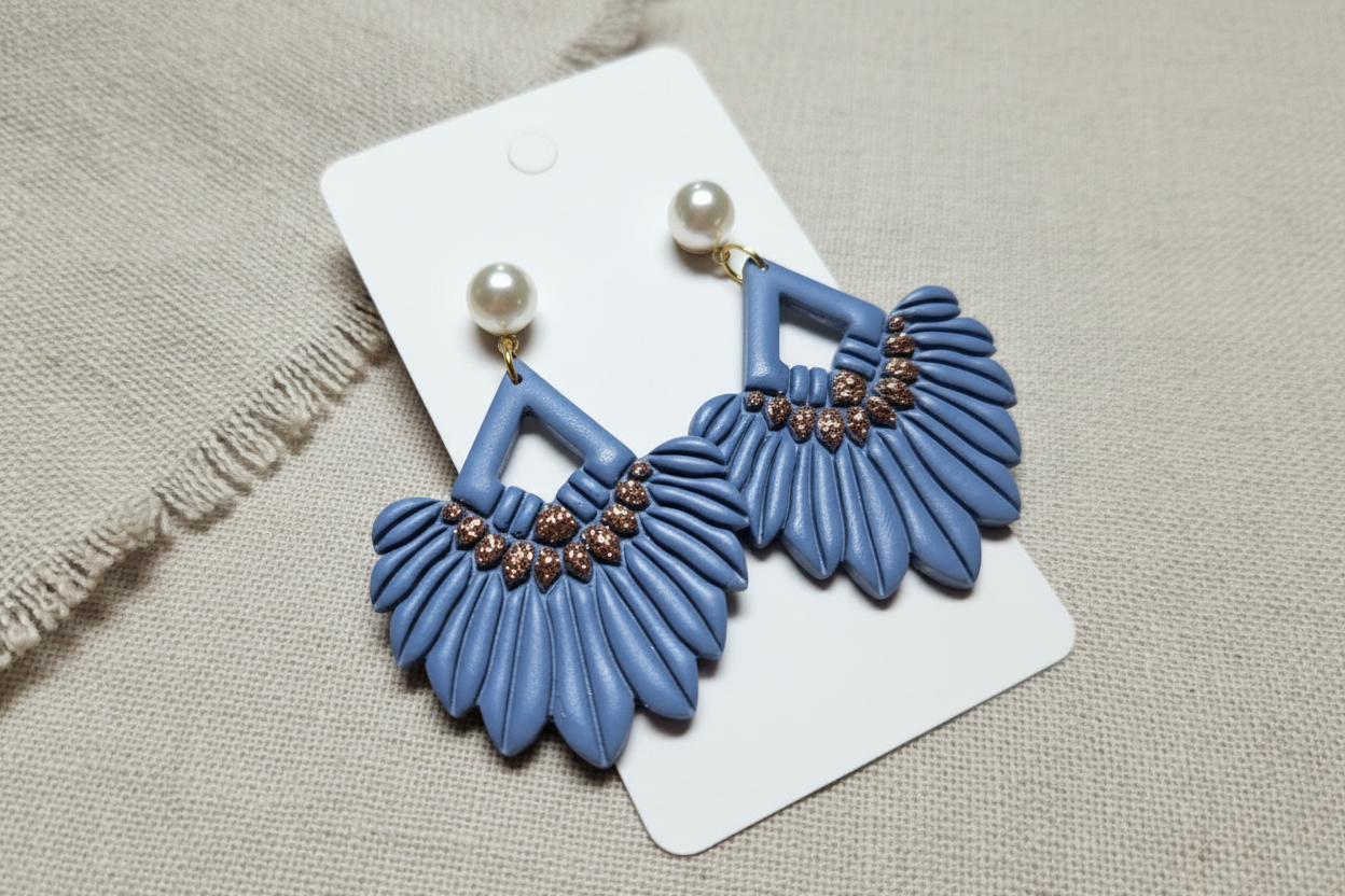 Boucle "Plumette" - or
