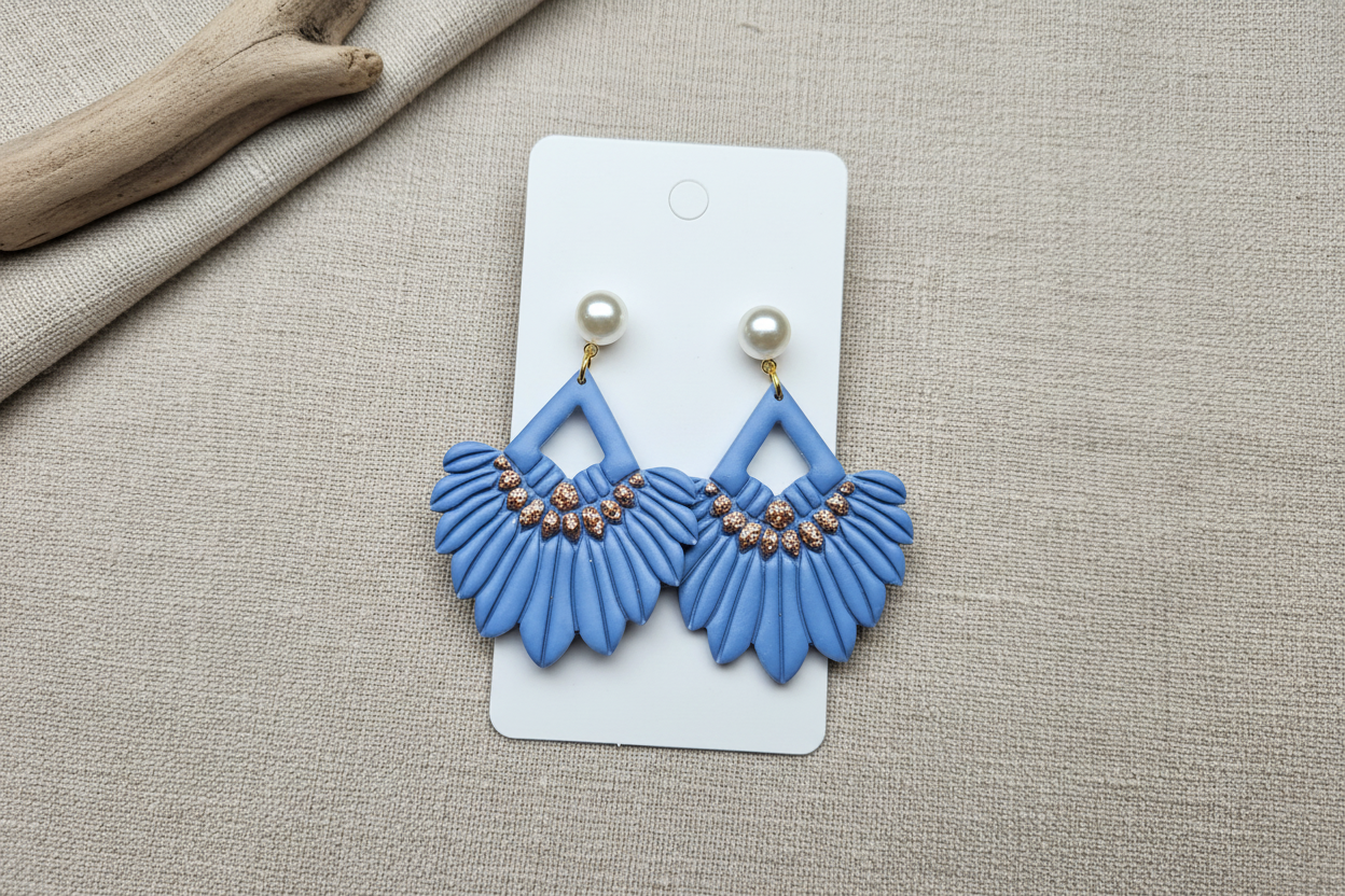Boucle "Plumette" - or