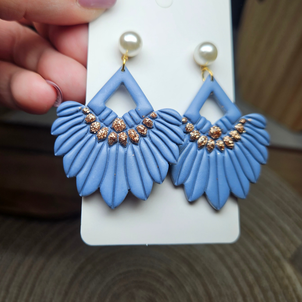 Boucle "Plumette" - or