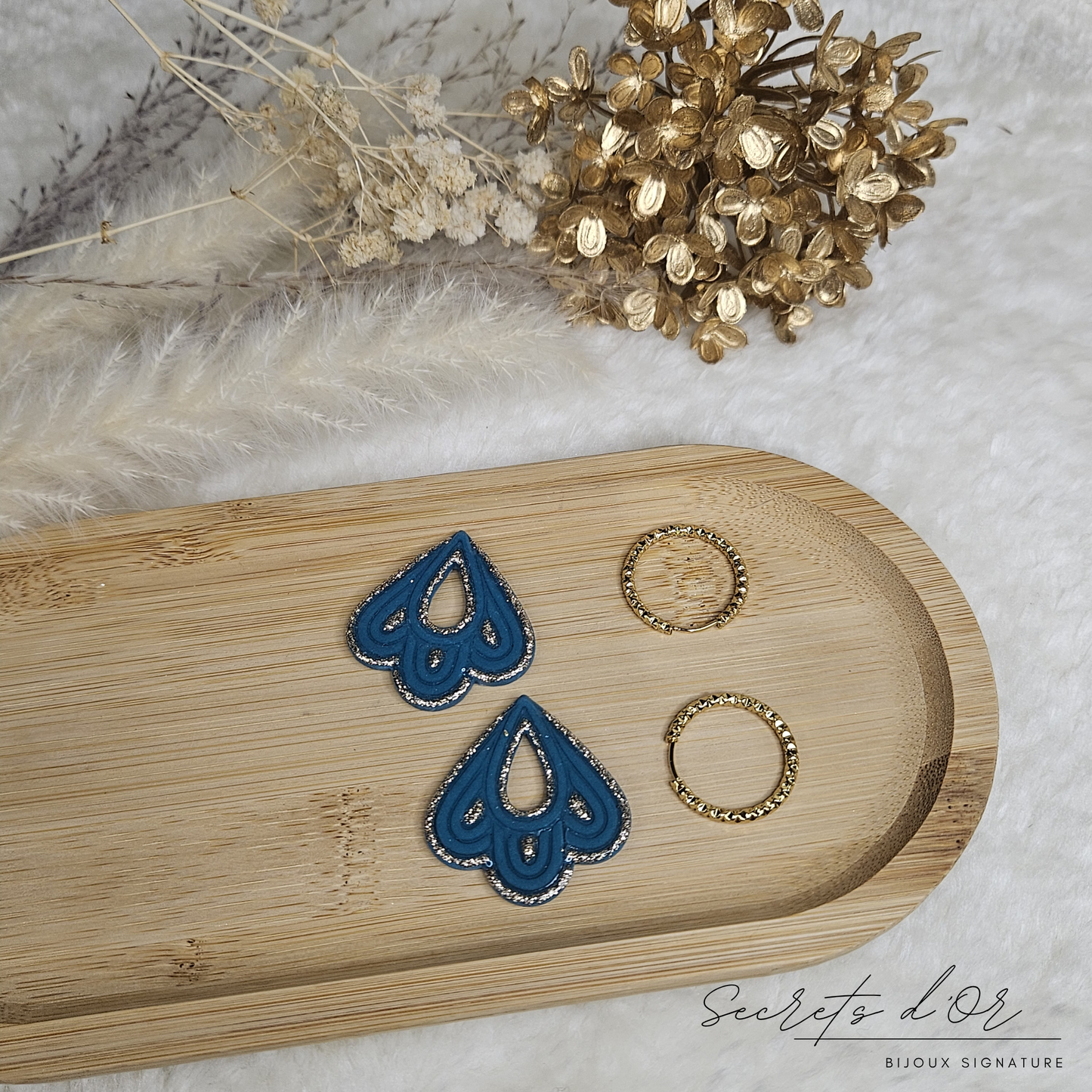 Pampille Sarah - bleu roi