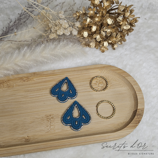 Pampille Sarah - bleu roi