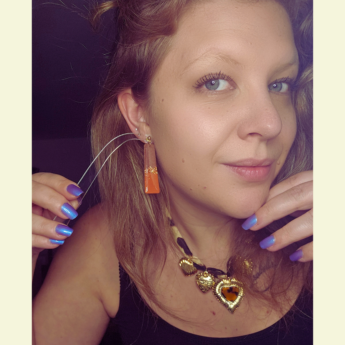 Boucle bi-colore