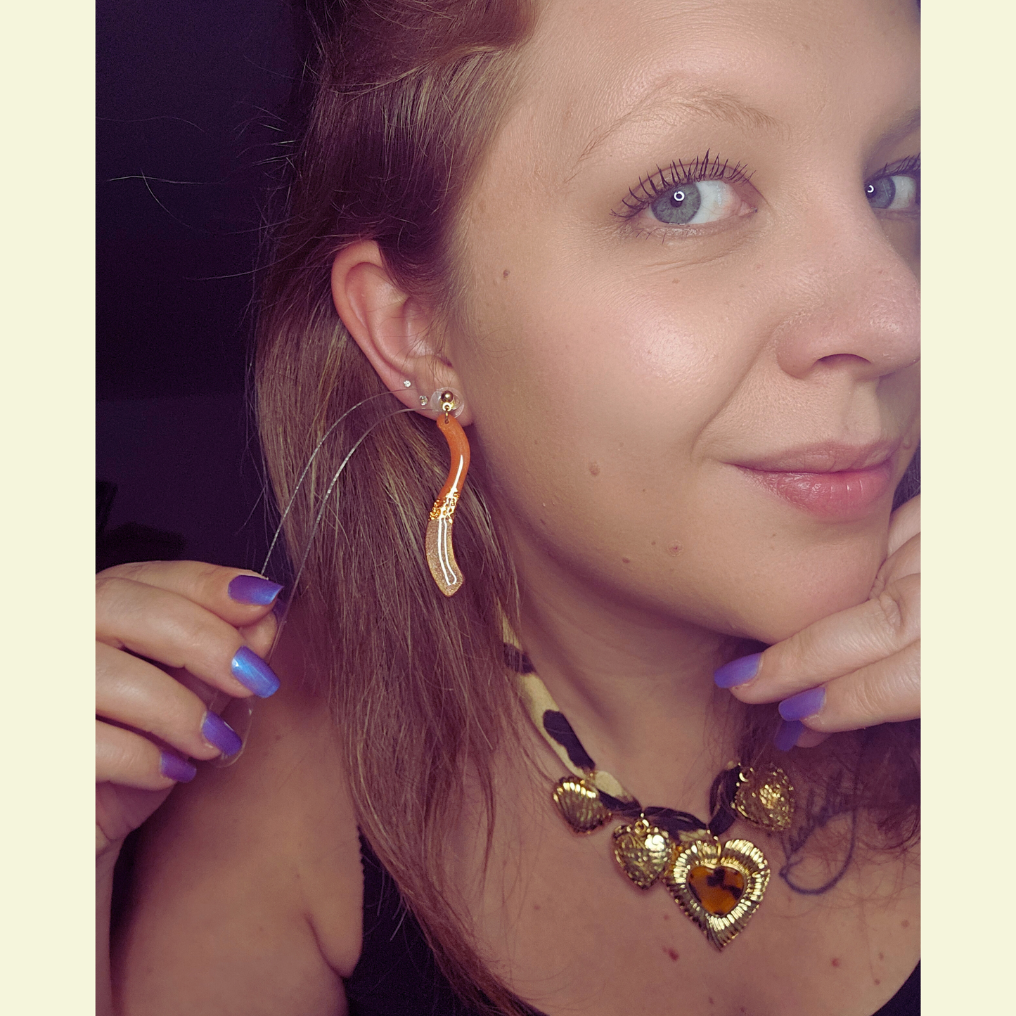 Boucle bi-colore
