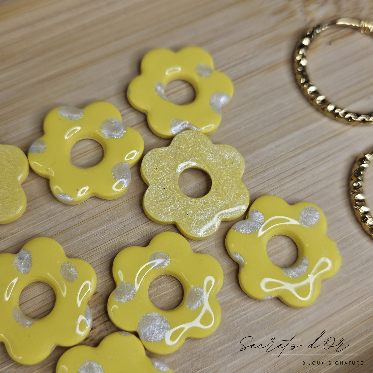 Mini-Stella - jaune et pois blanc