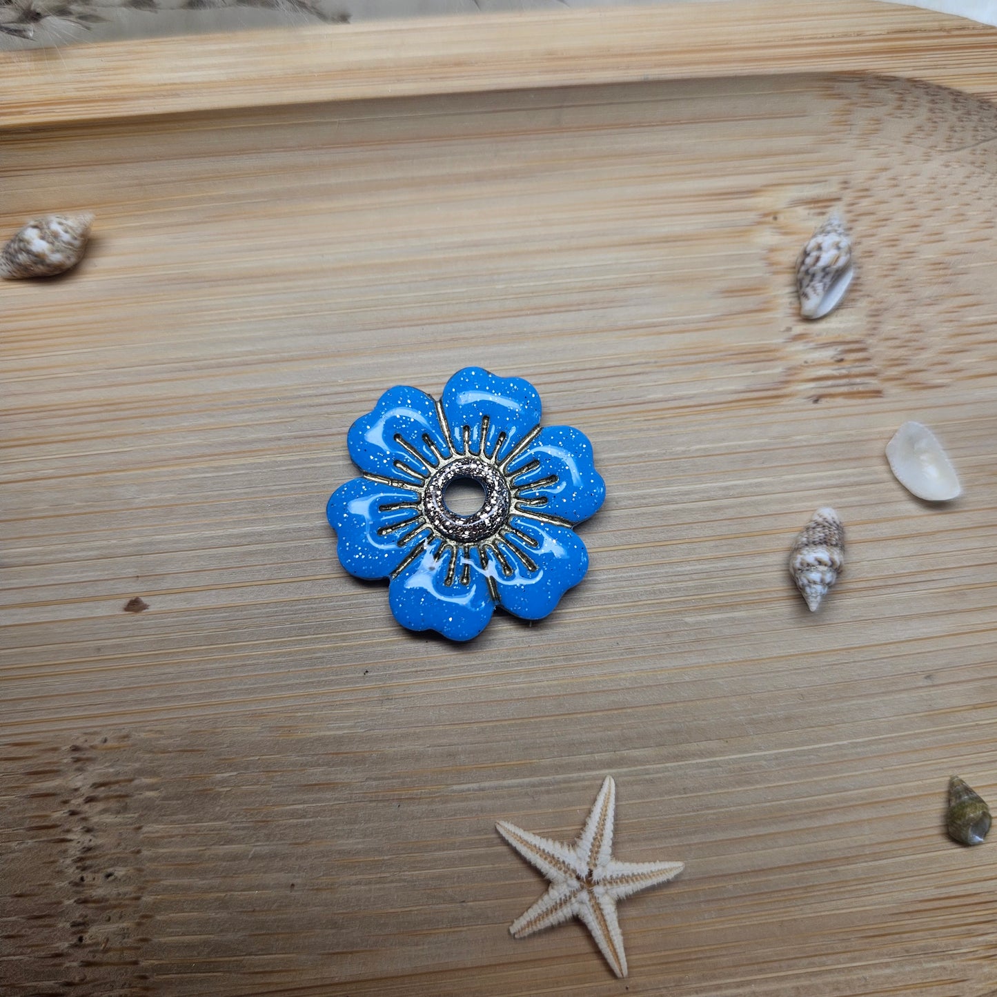 Pampilles Jacqueline bleu - Collection "Lagon"