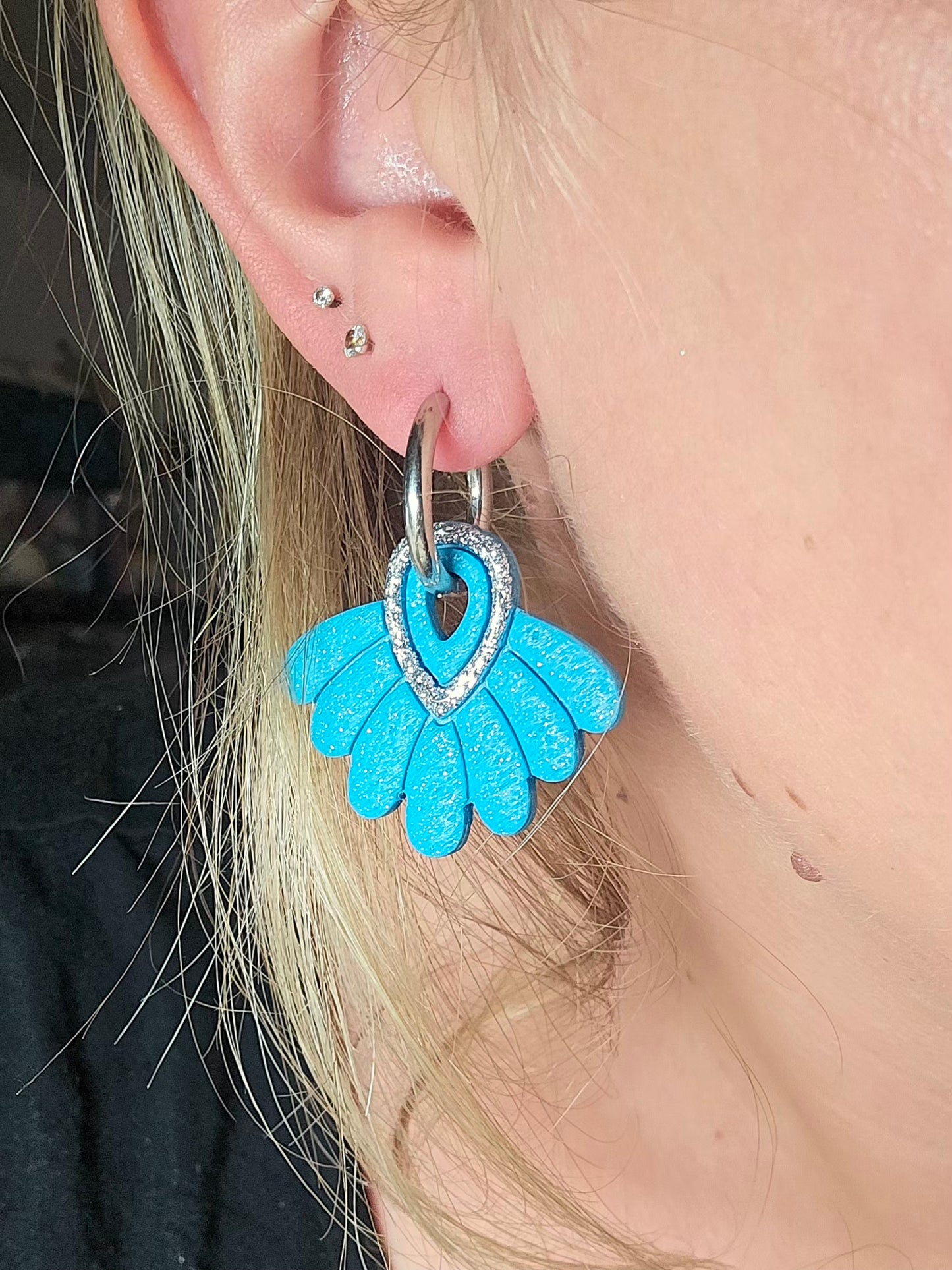 Pampilles Olympe bleue - Collection "Lagon"