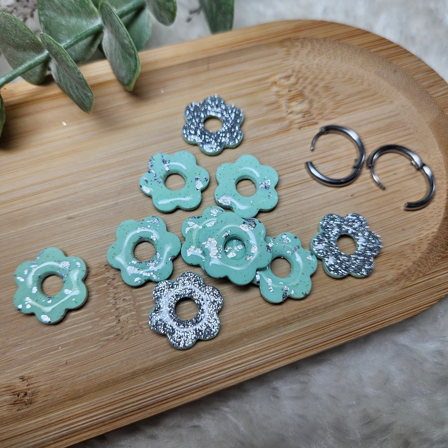 Mini Stella - menthe/argent