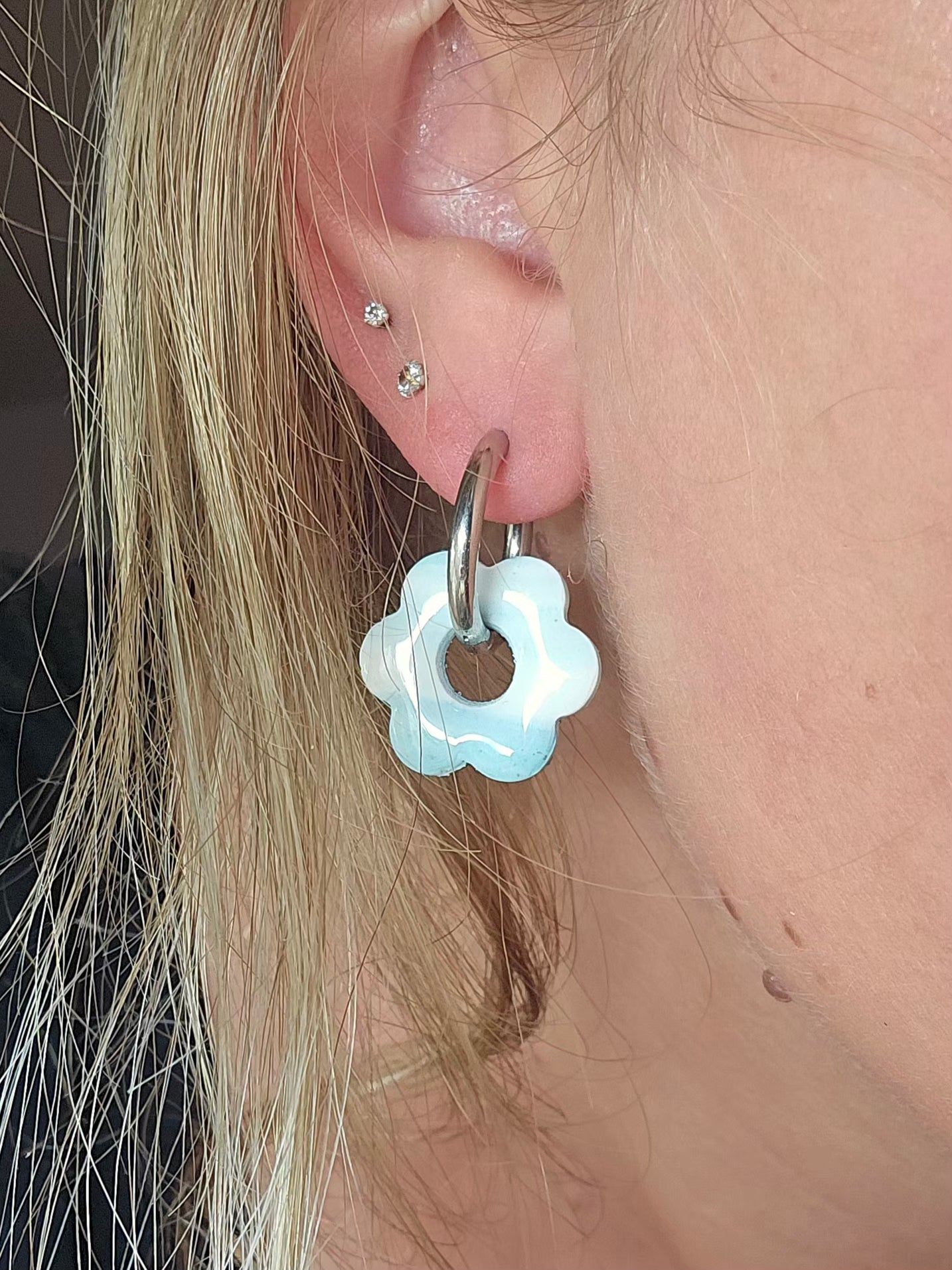 Pampilles Mini Stella bleu ciel - Collection "Lagon"