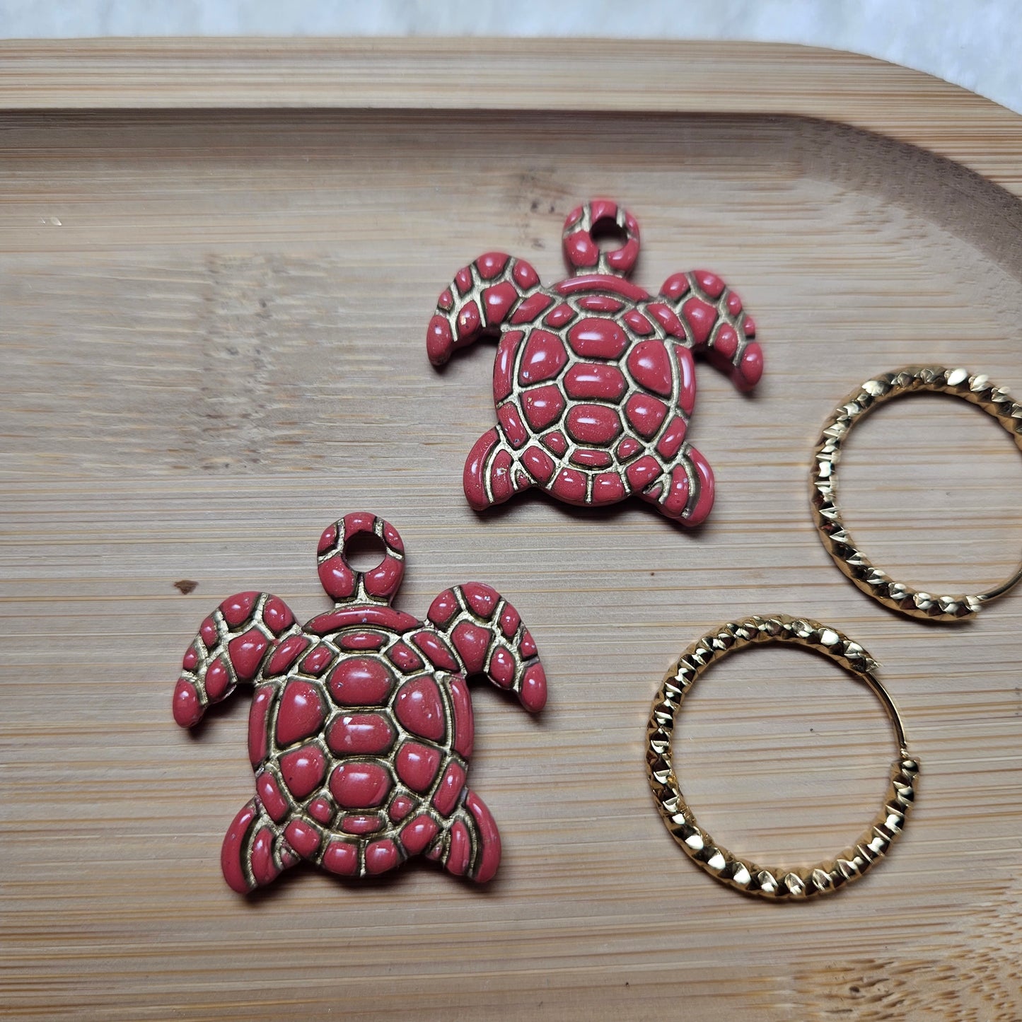 Pampilles Tortue 🐢 - terracota-or