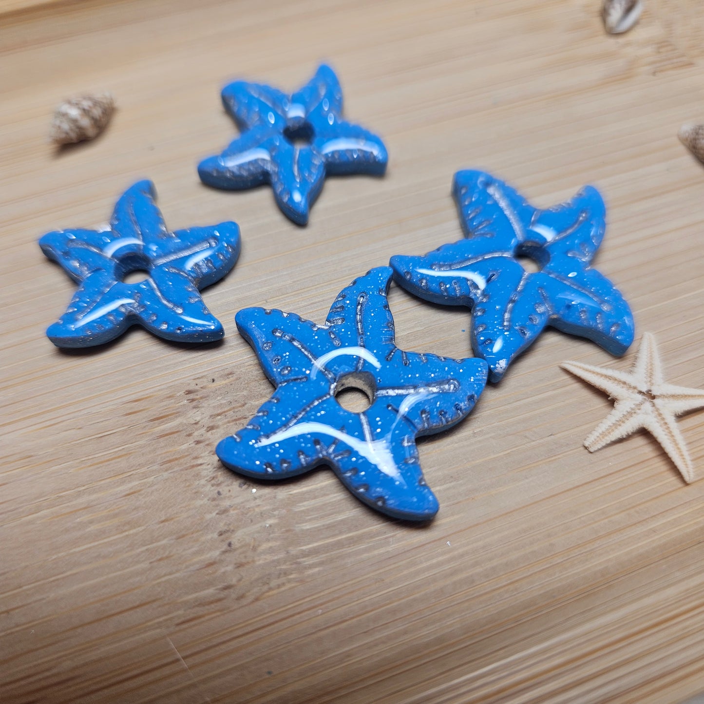 Pampilles Etoile de mer bleu - Collection "Lagon"