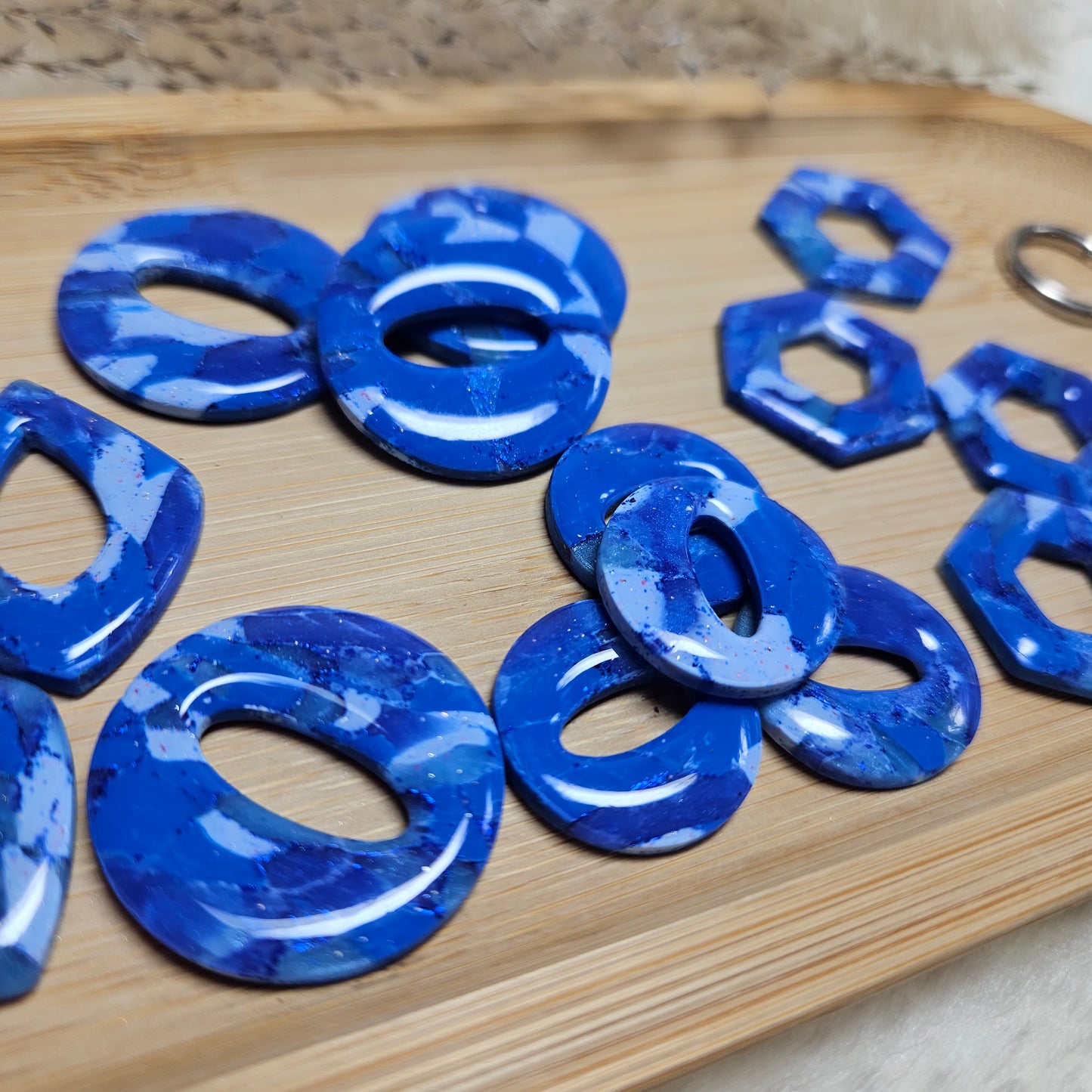 Marbré bleu
