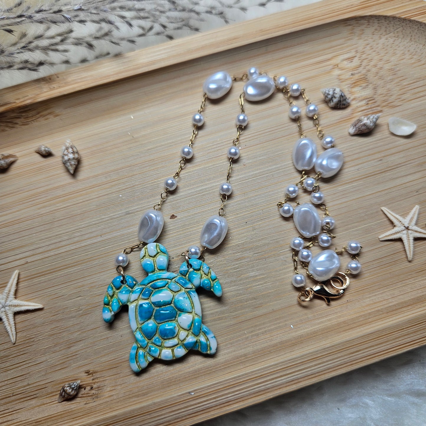 Collier Tortue or - Collection "Lagon"