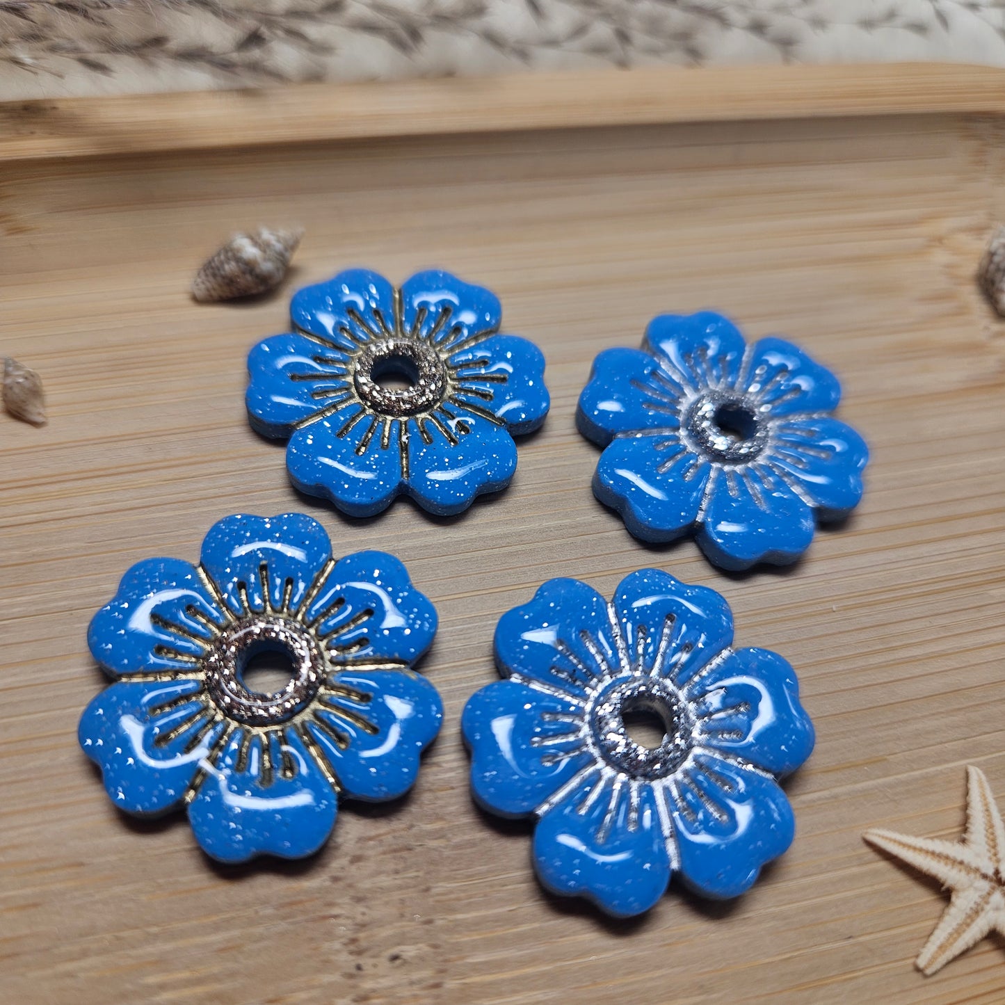 Pampilles Jacqueline bleu - Collection "Lagon"
