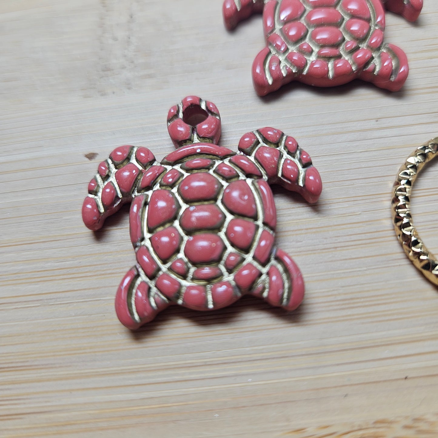 Pampilles Tortue 🐢 - terracota-or