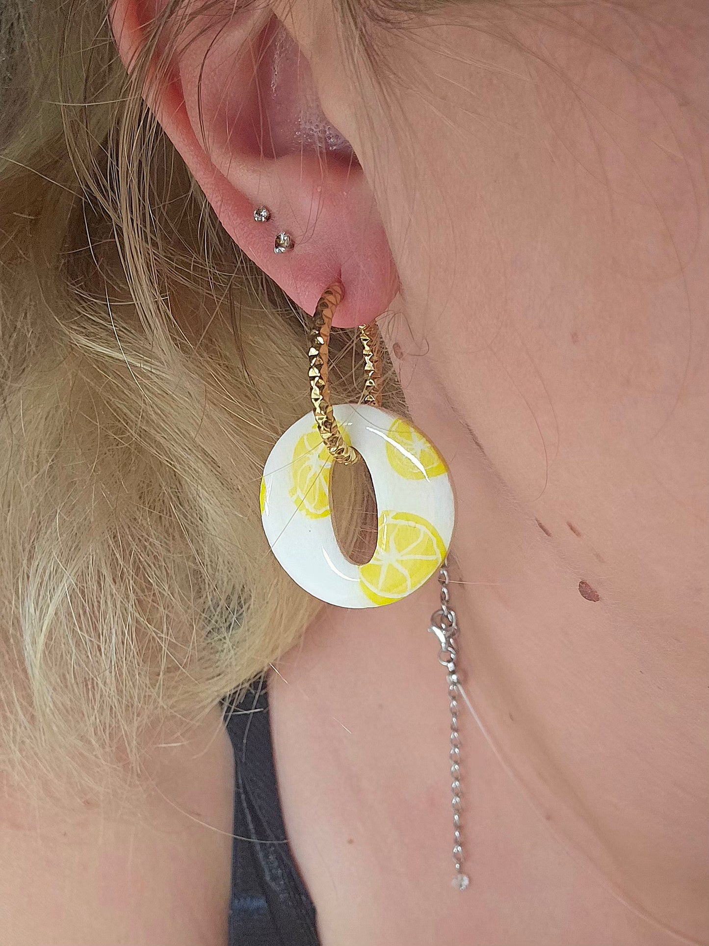 Pampilles blanc/citron
