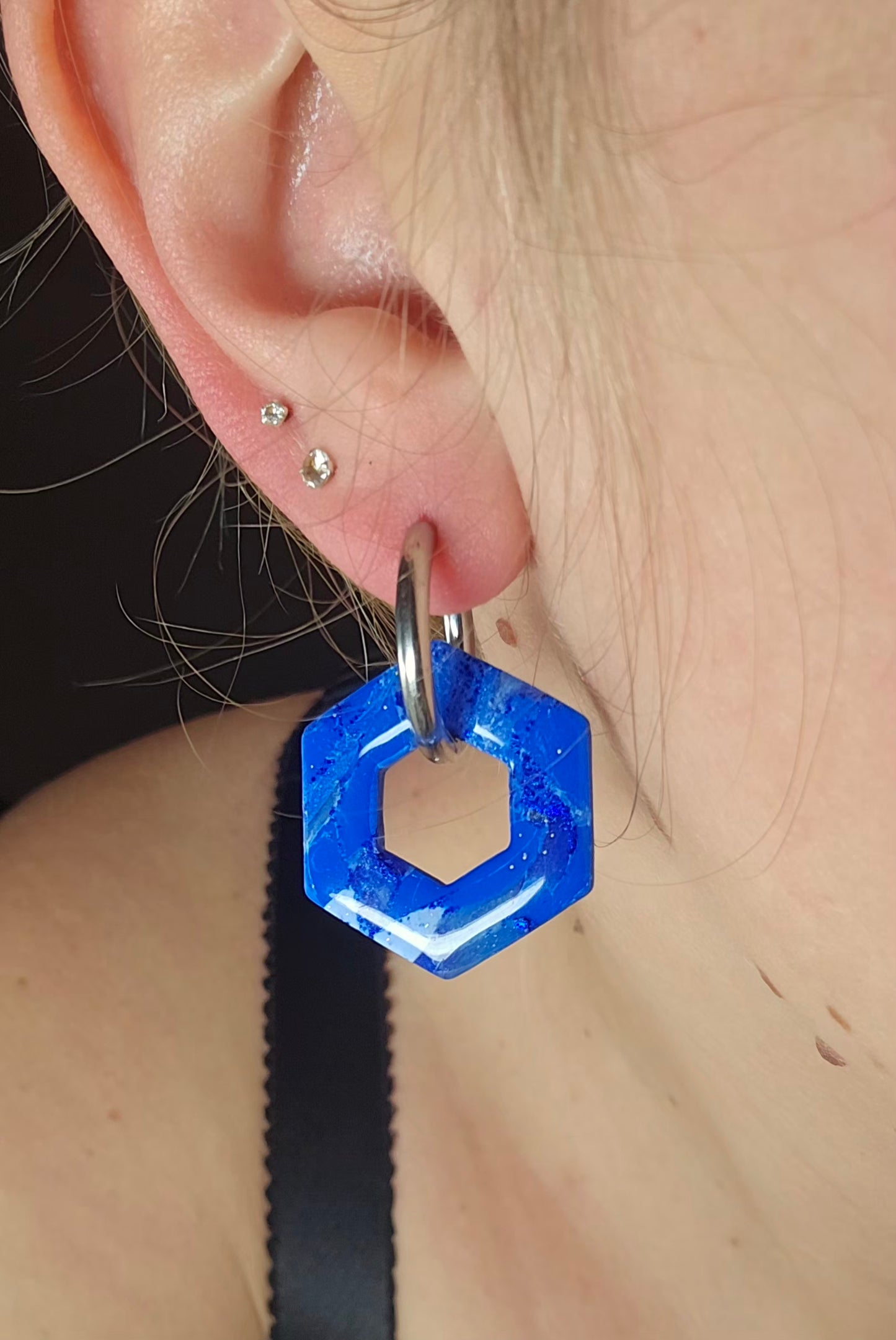 Marbré bleu