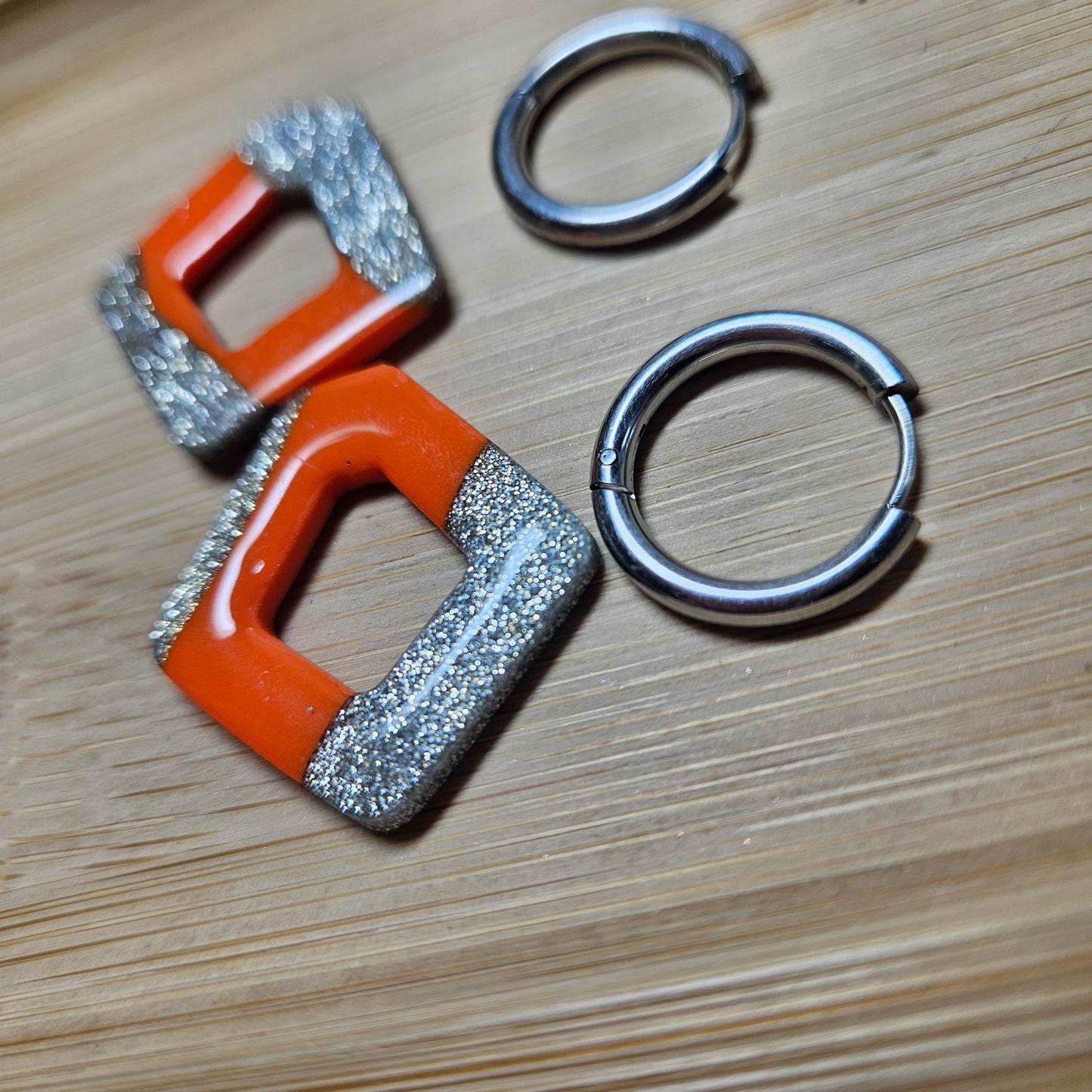 Orange fluo Argenté