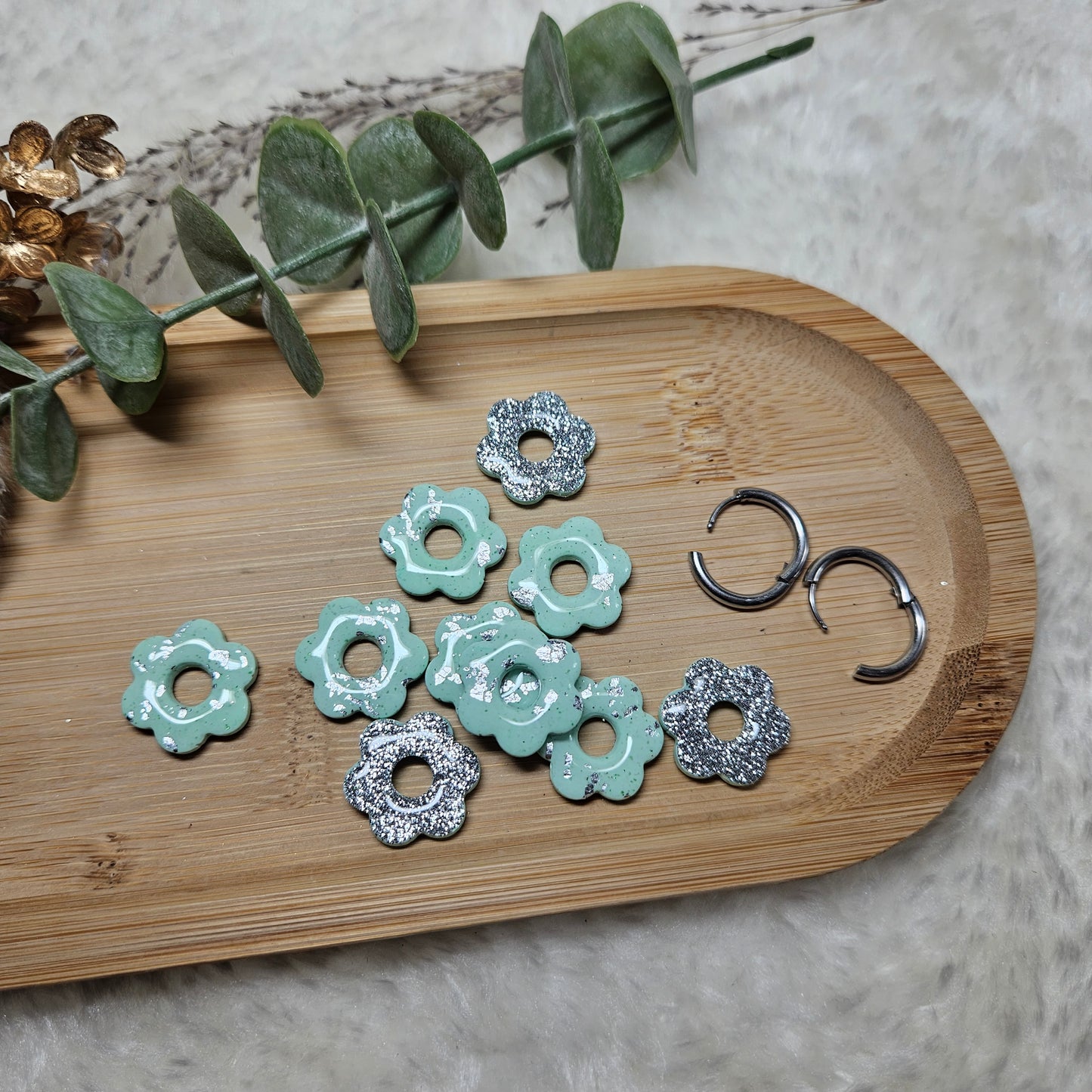 Mini Stella - menthe/argent