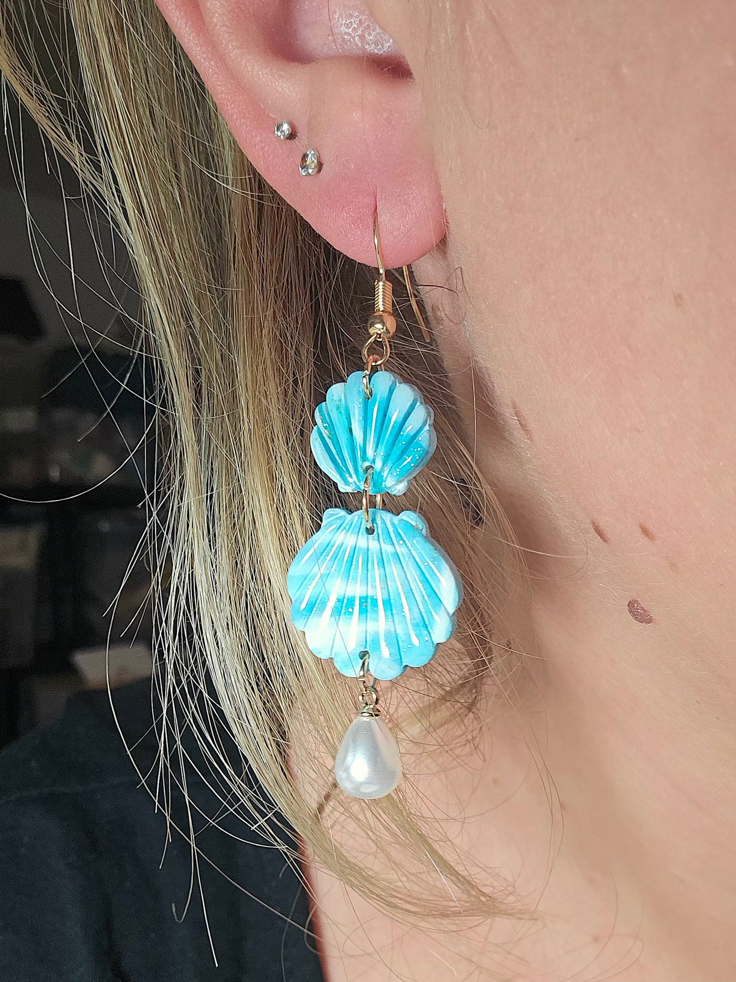 Boucles Coquillages - Collection "Lagon"