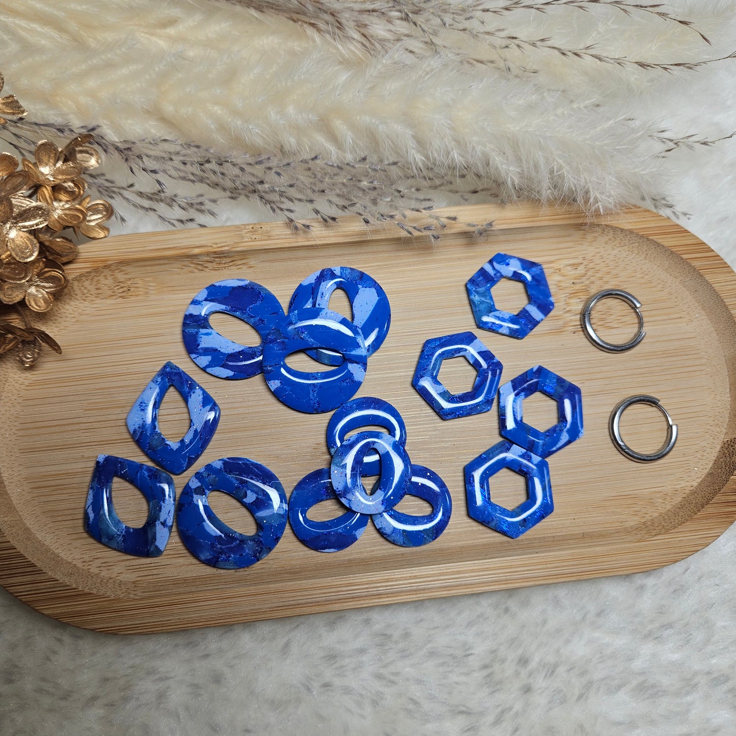Marbré bleu