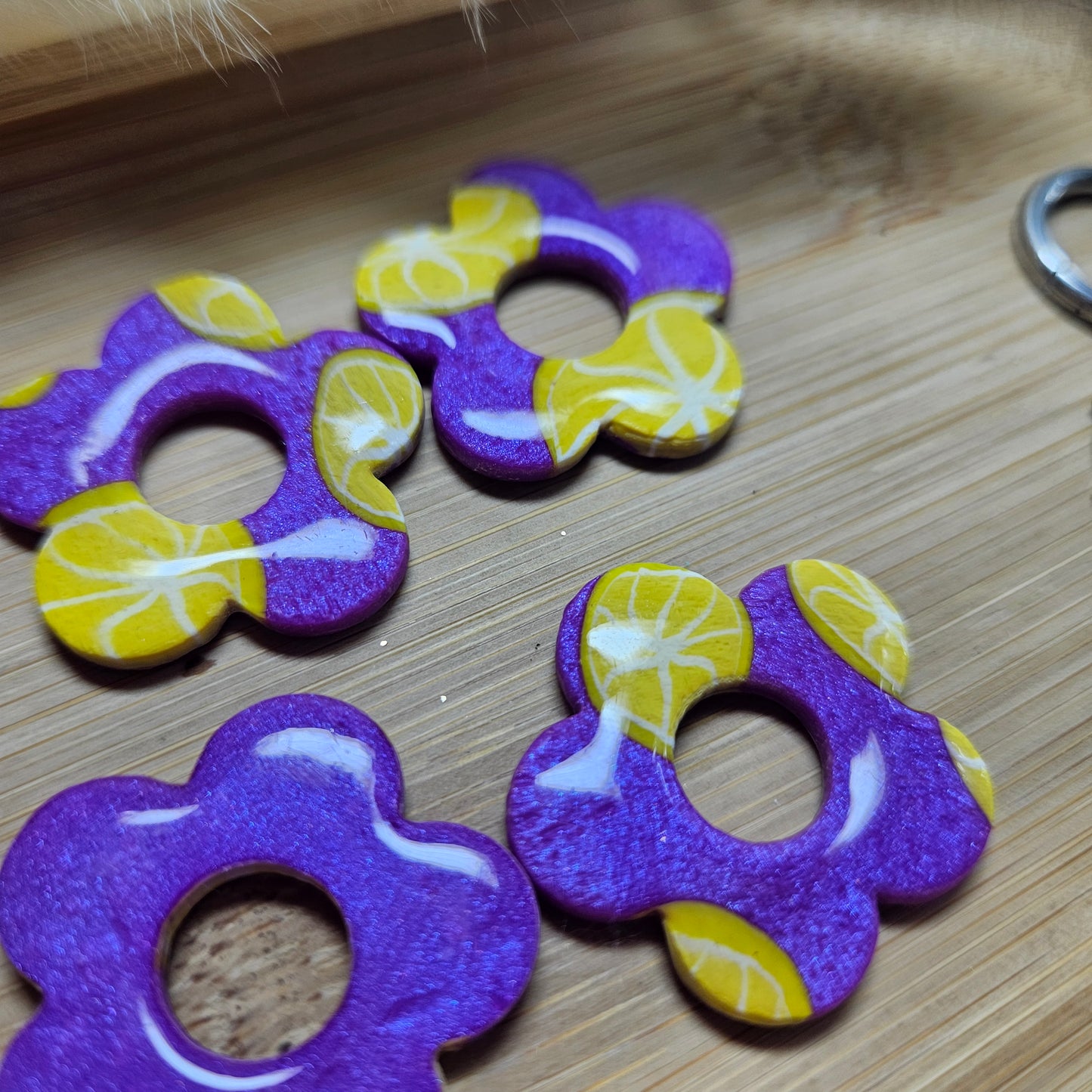 Pampilles violet citron