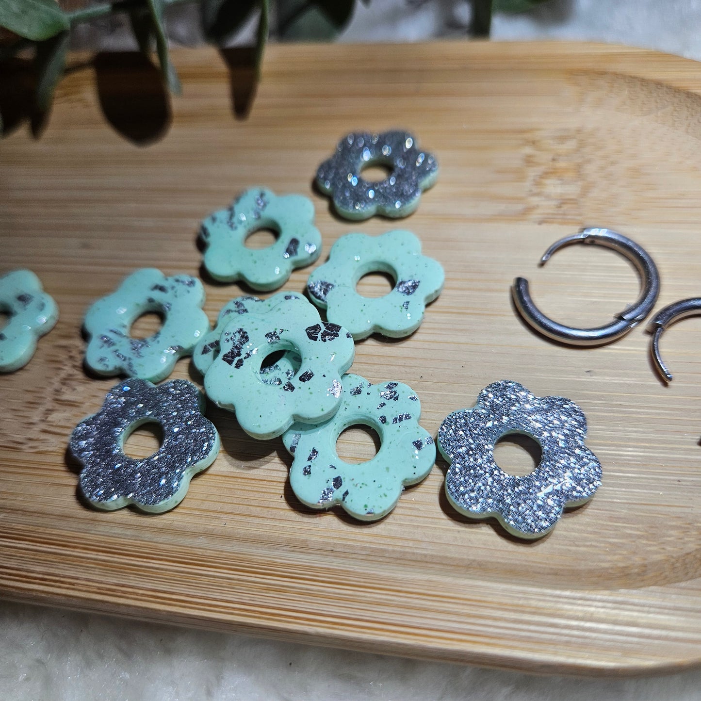 Mini Stella - menthe/argent