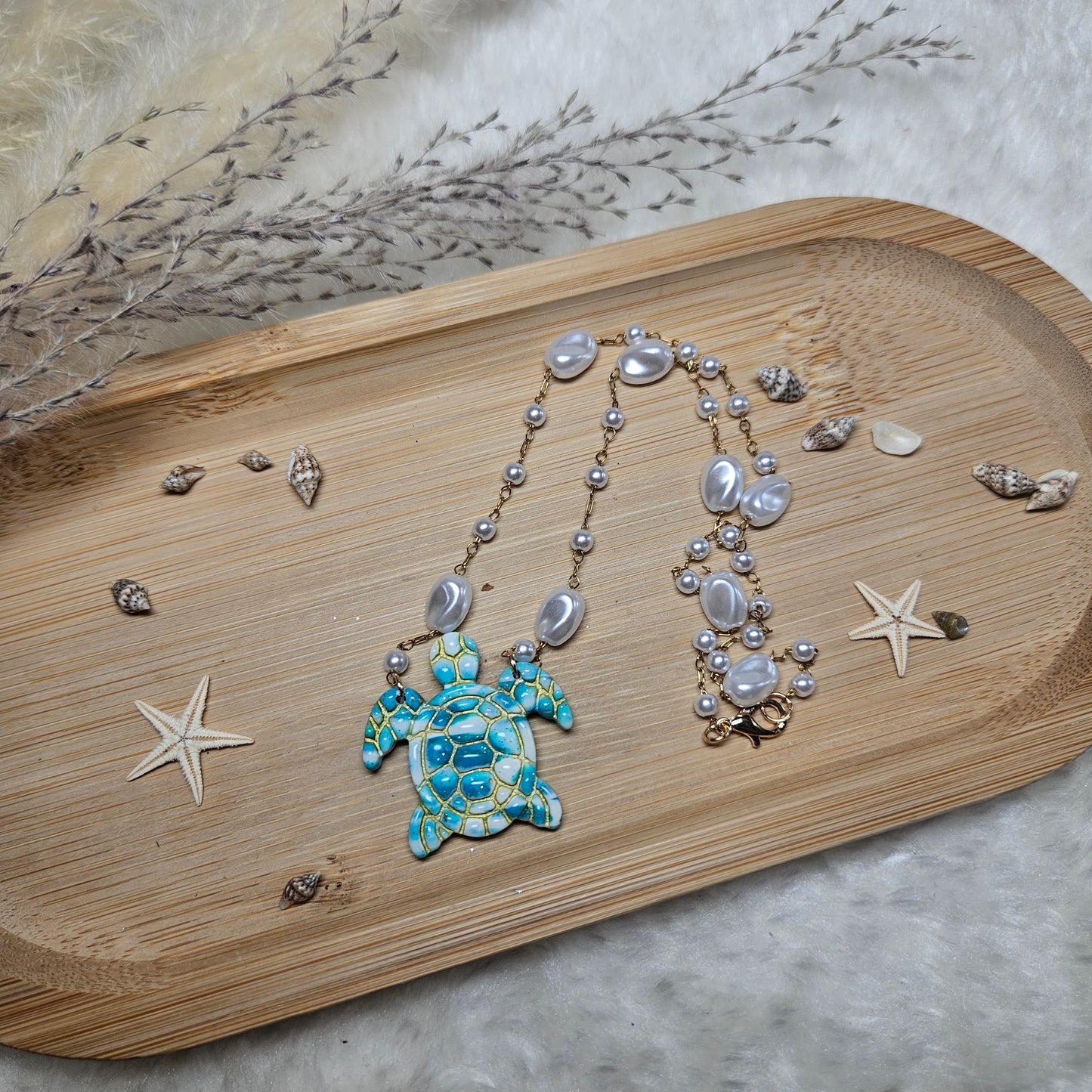 Collier Tortue or - Collection "Lagon"
