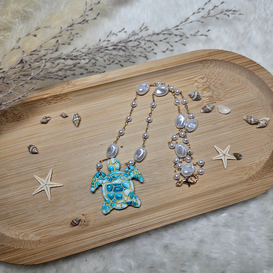Collier Tortue or - Collection "Lagon"