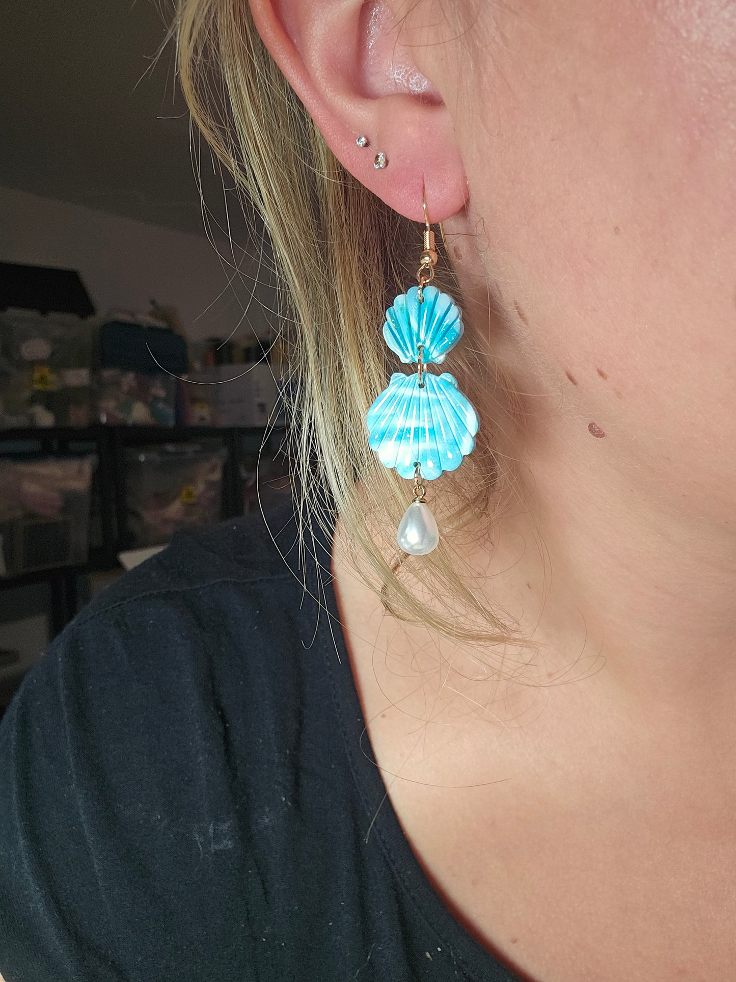 Boucles Coquillages - Collection "Lagon"