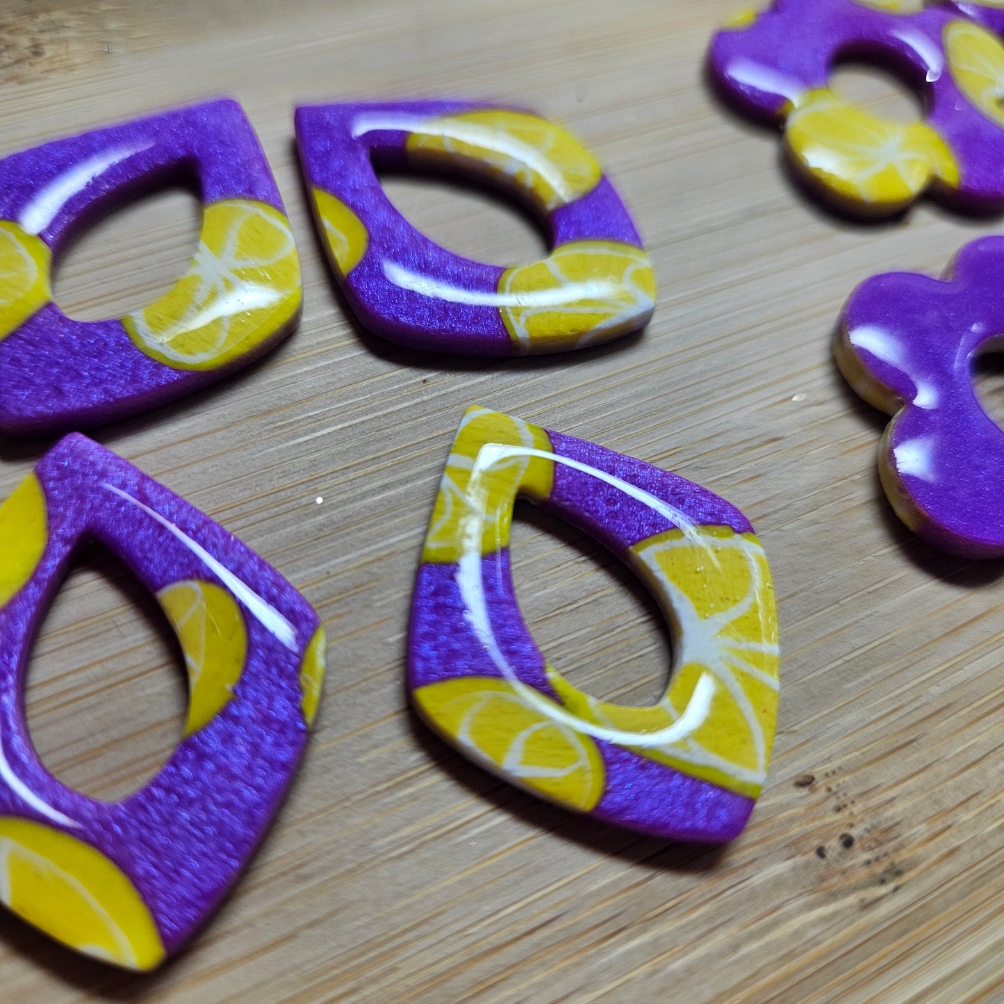 Pampilles violet citron