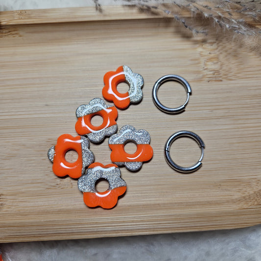 Orange fluo Argenté