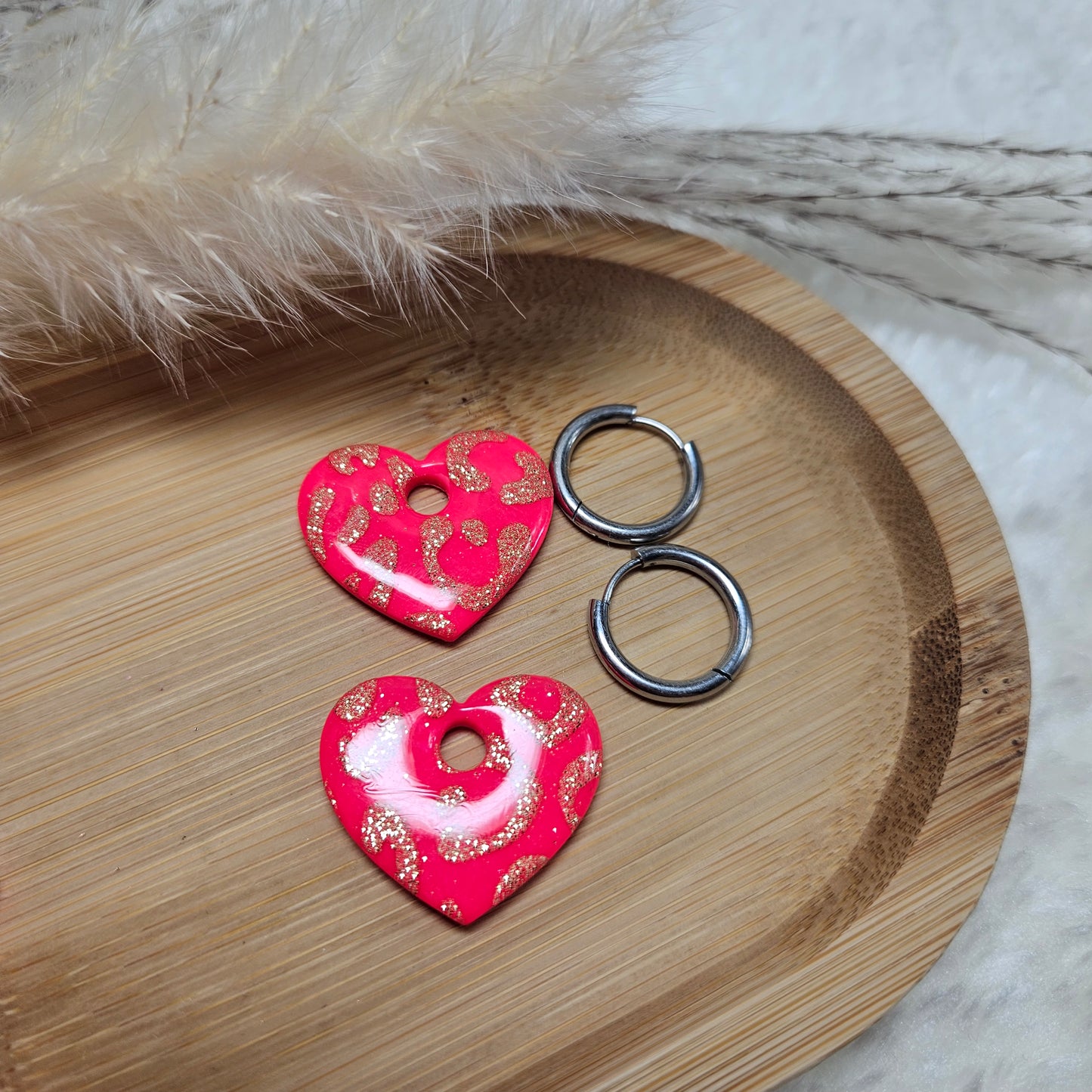 Pampille Coeur Léopard