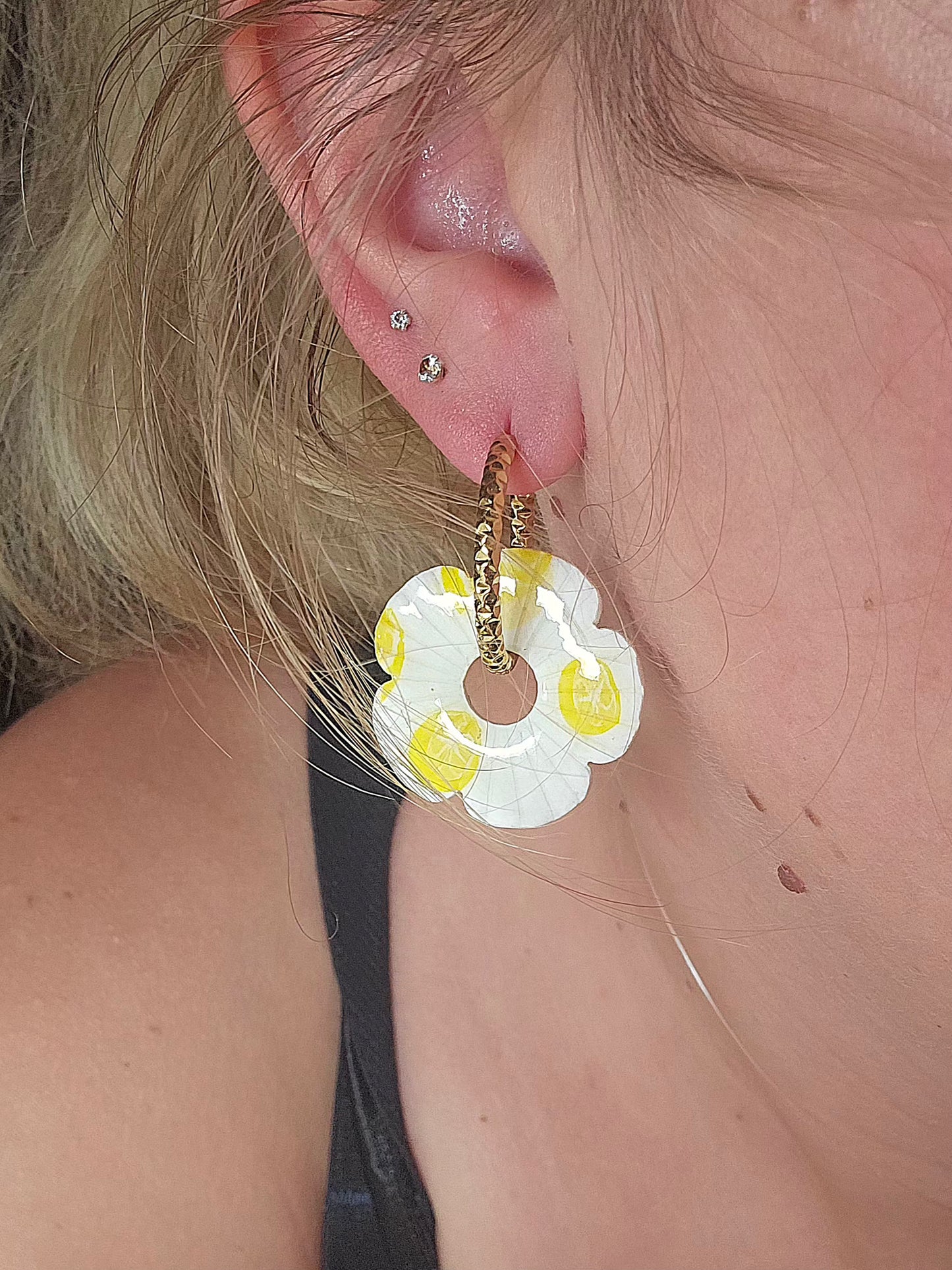 Pampilles blanc/citron