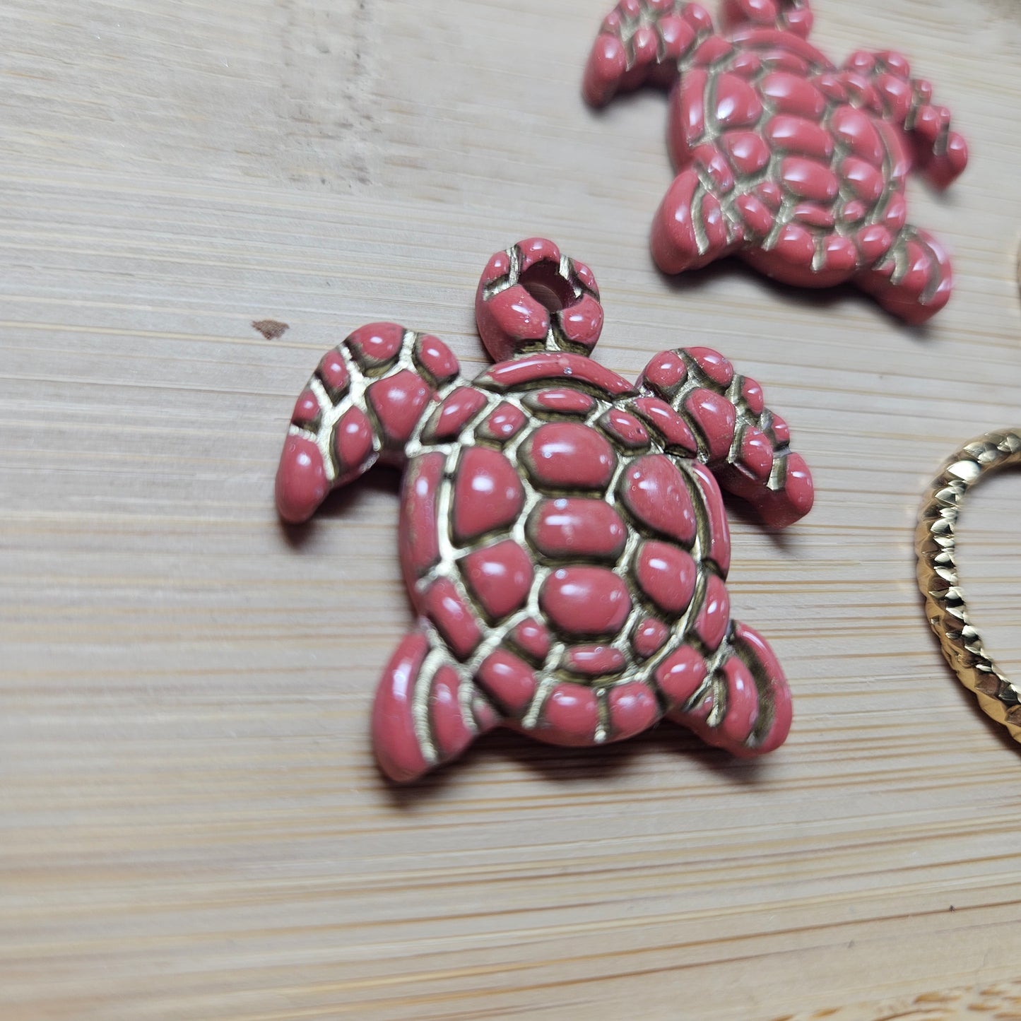 Pampilles Tortue 🐢 - terracota-or