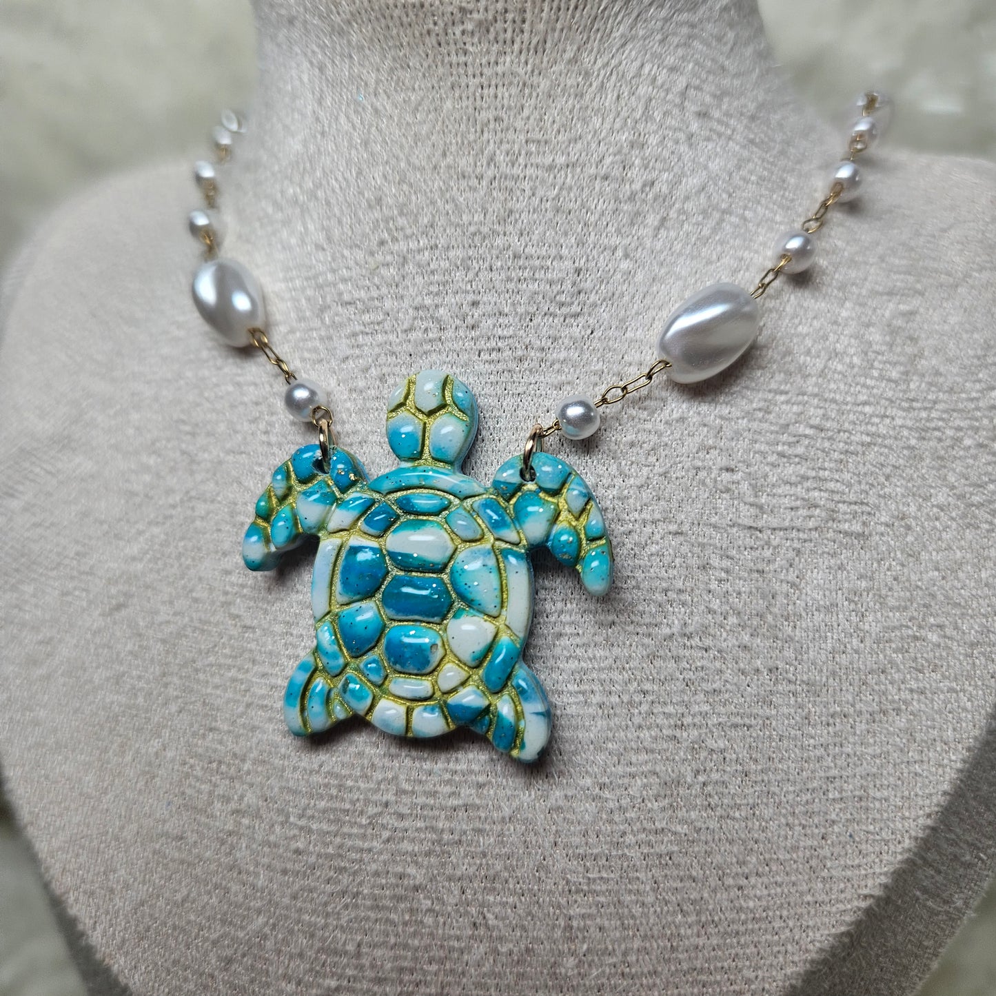 Collier Tortue or - Collection "Lagon"