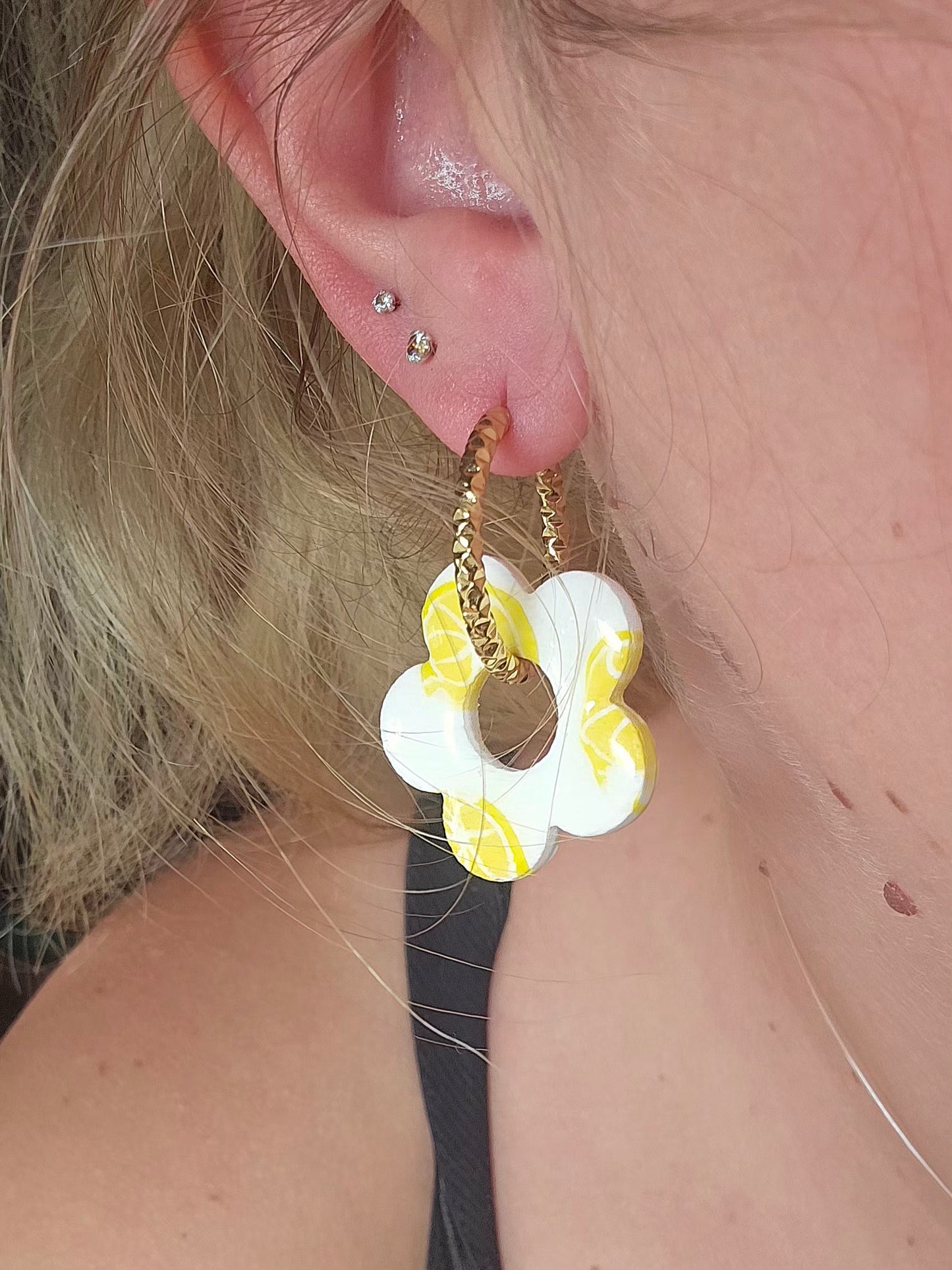Pampilles blanc/citron