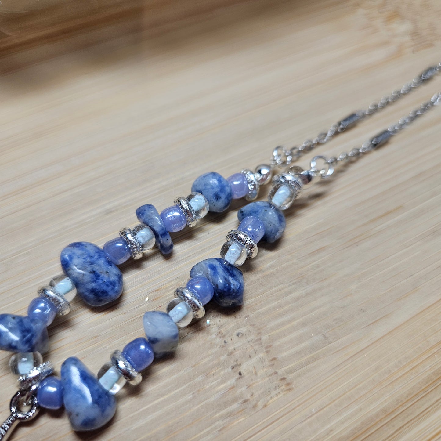 Collier bleu soleil