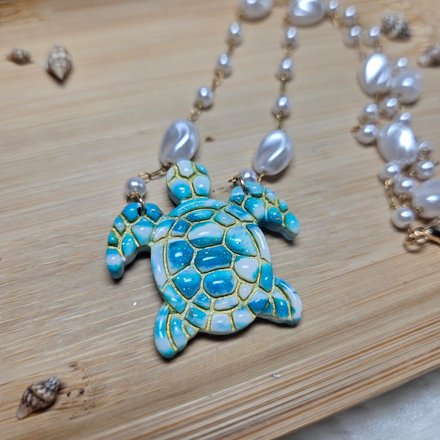 Collier Tortue or - Collection "Lagon"
