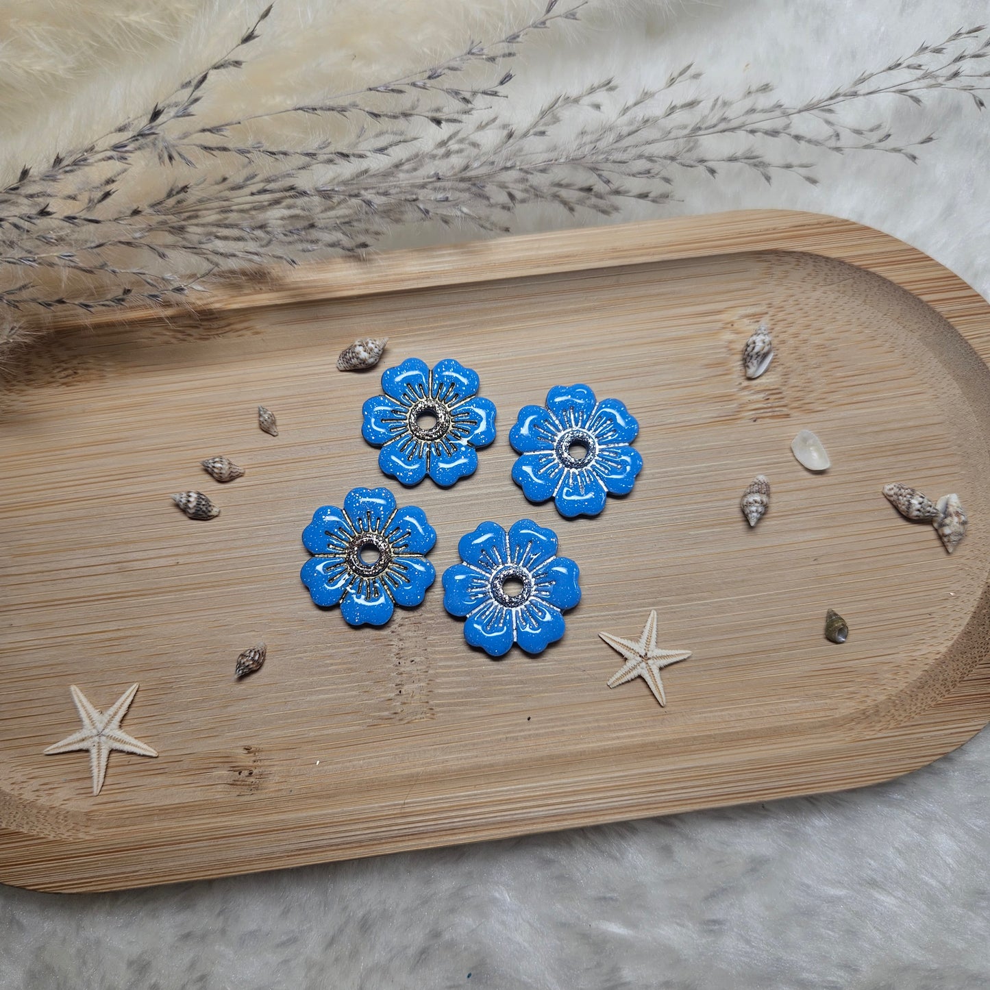 Pampilles Jacqueline bleu - Collection "Lagon"