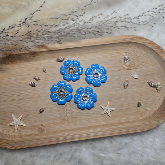 Pampilles Jacqueline bleu - Collection "Lagon"