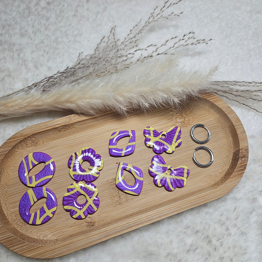Pampilles violet/jaune
